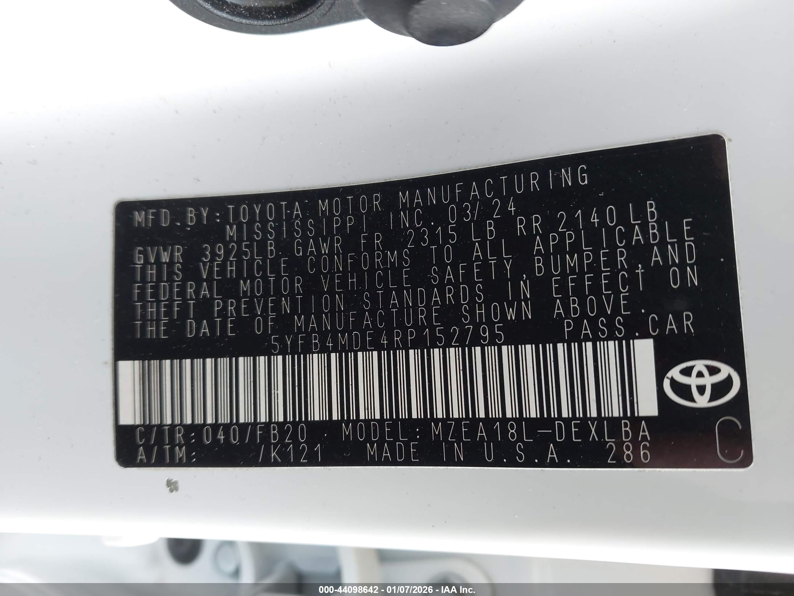 TOYOTA COROLLA image 9