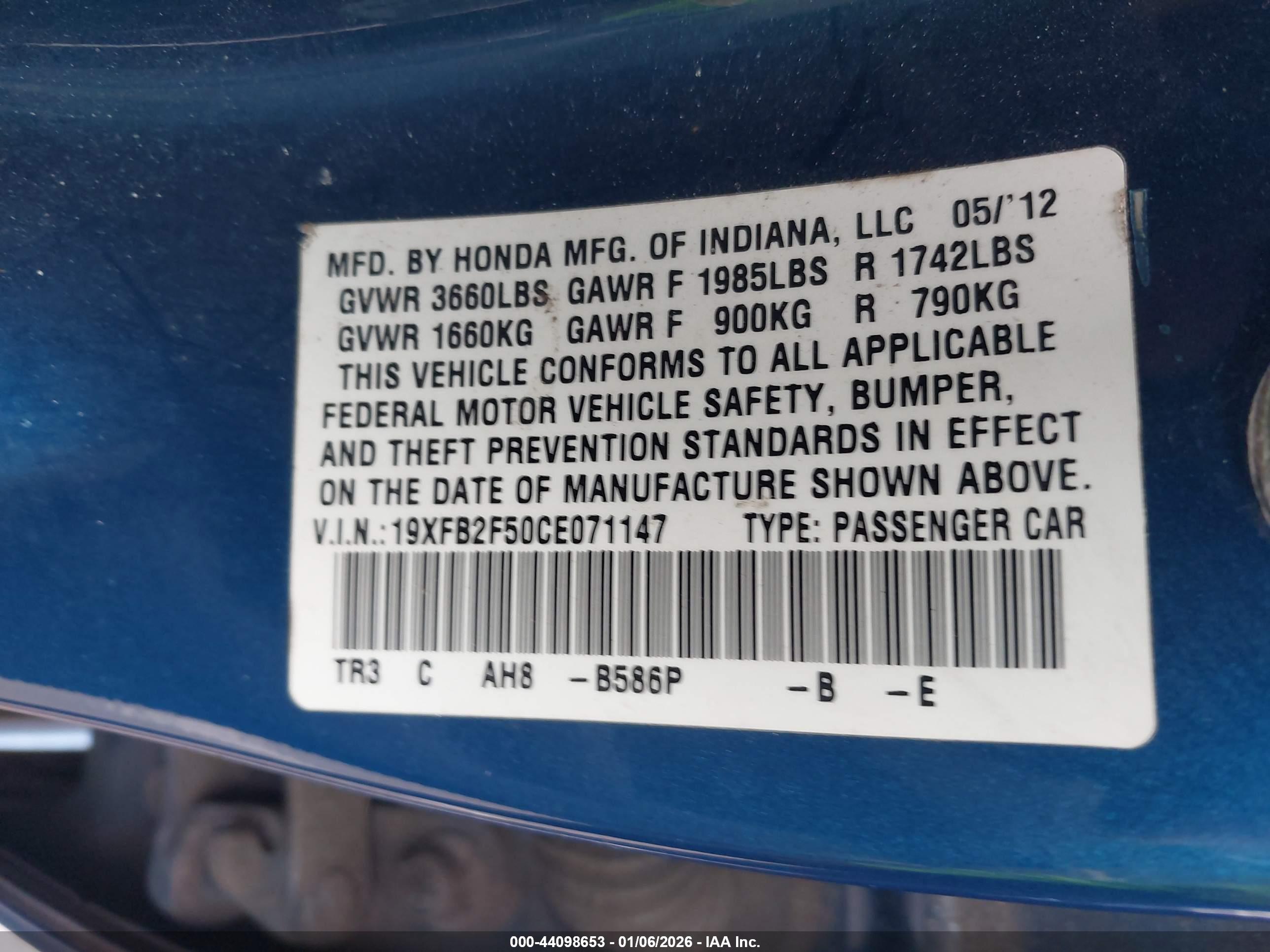 HONDA CIVIC image 9