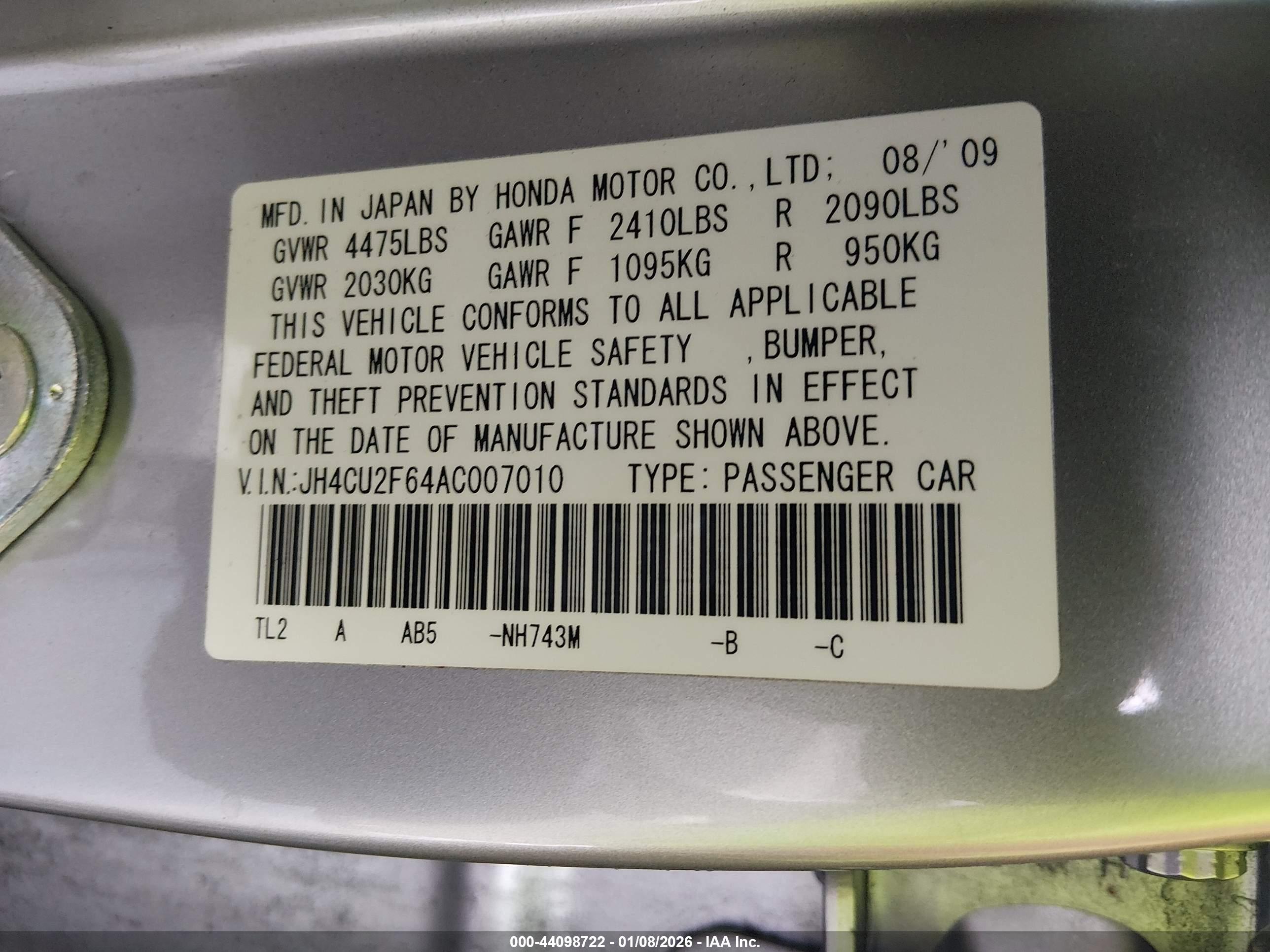 ACURA TSX image 9