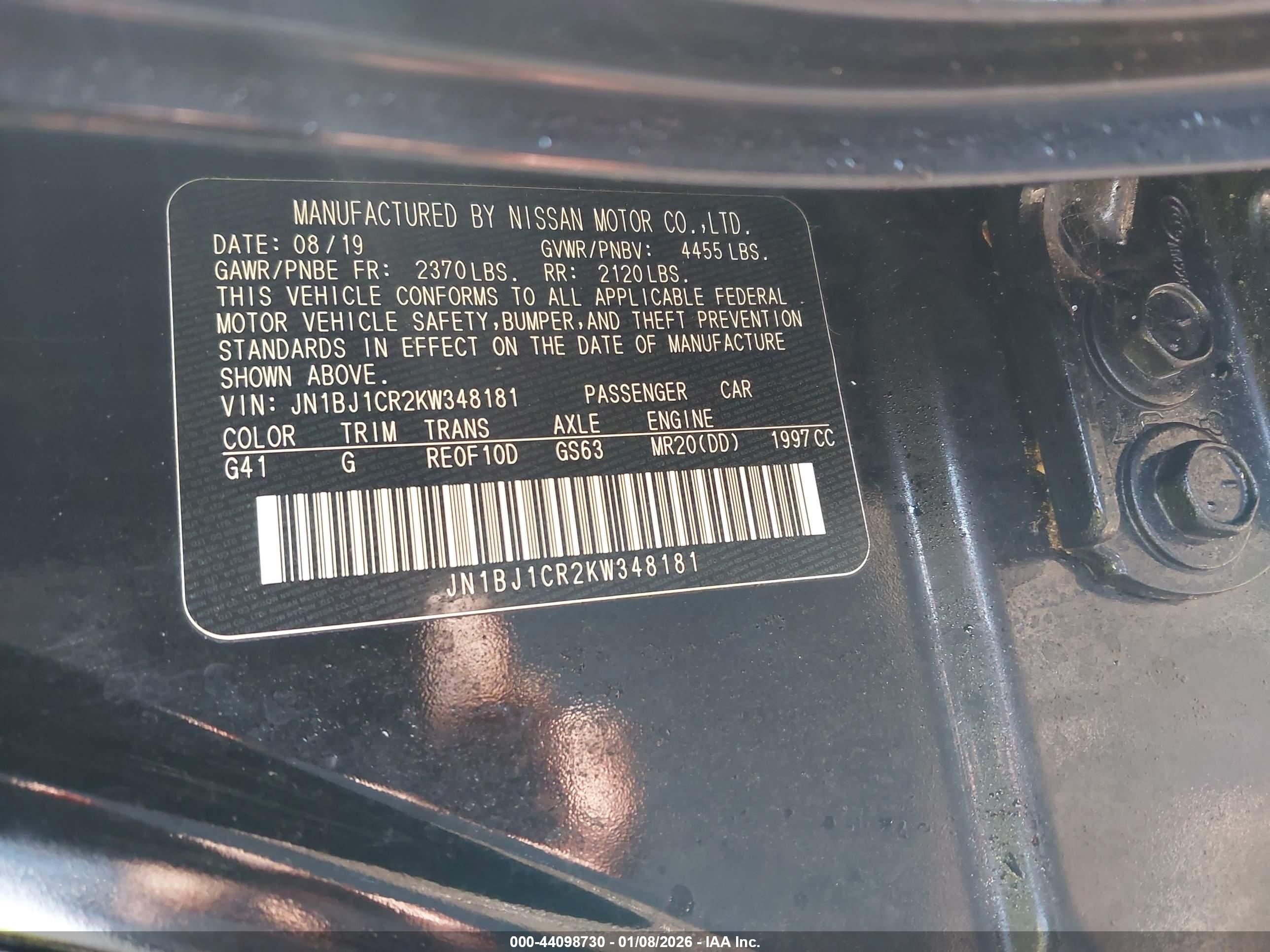 NISSAN ROGUE image 9