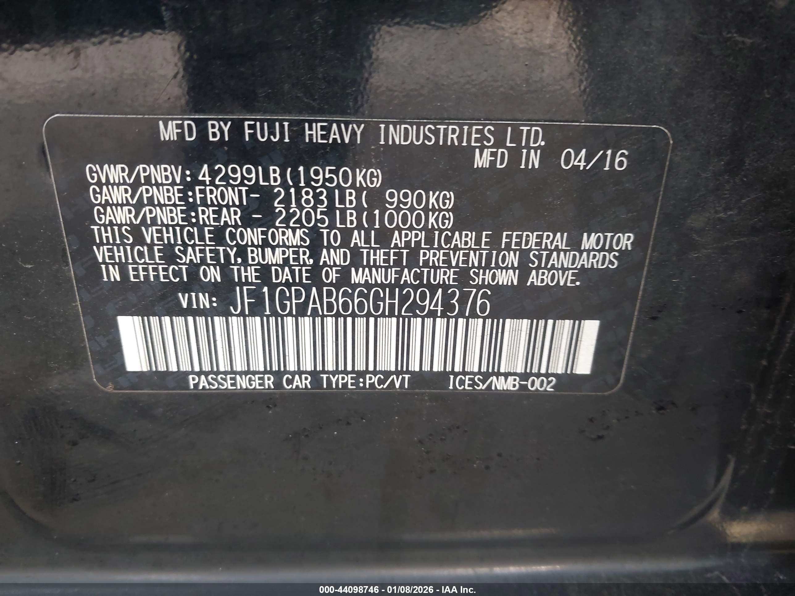 SUBARU IMPREZA image 9