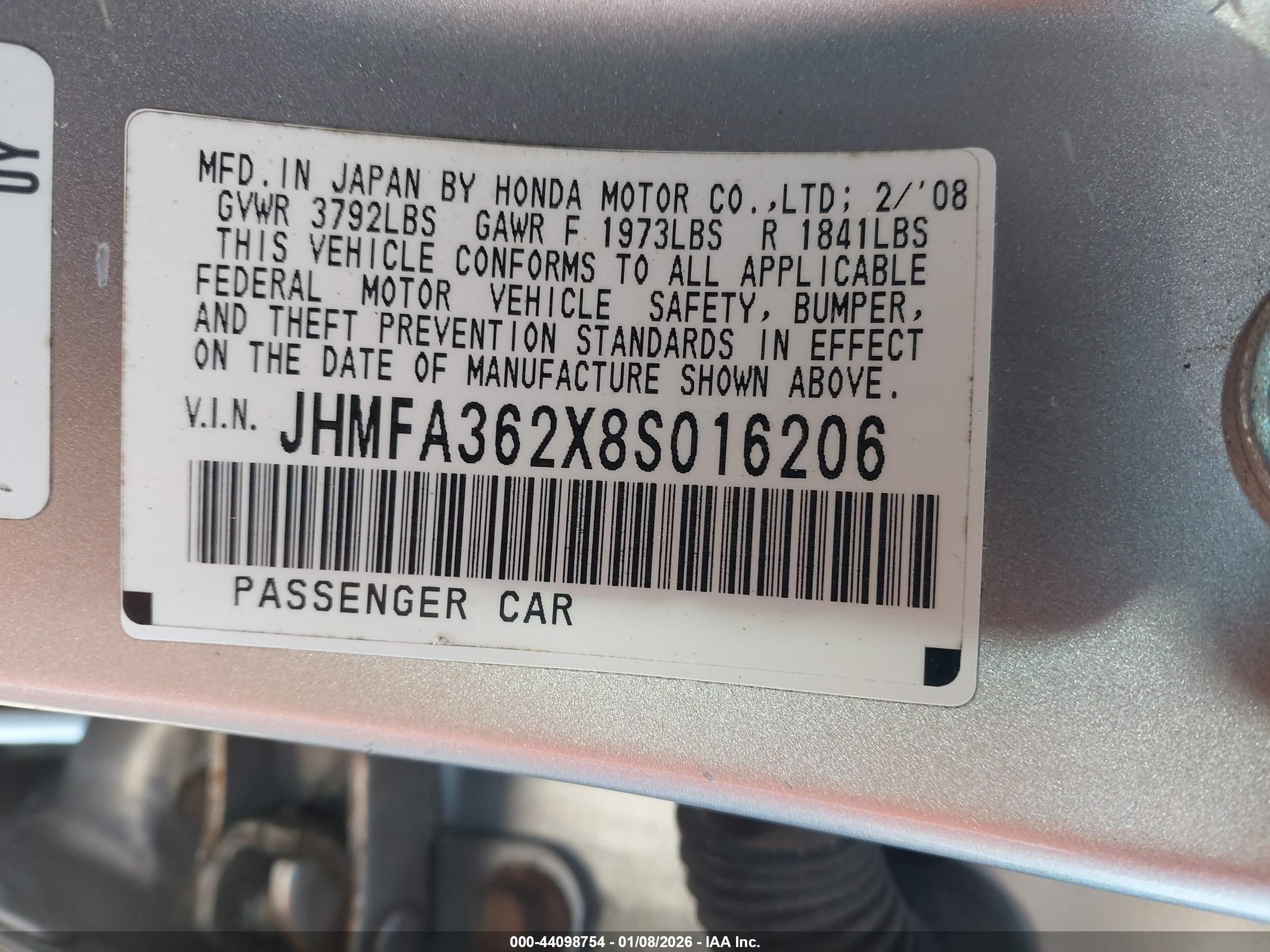 HONDA CIVIC image 9