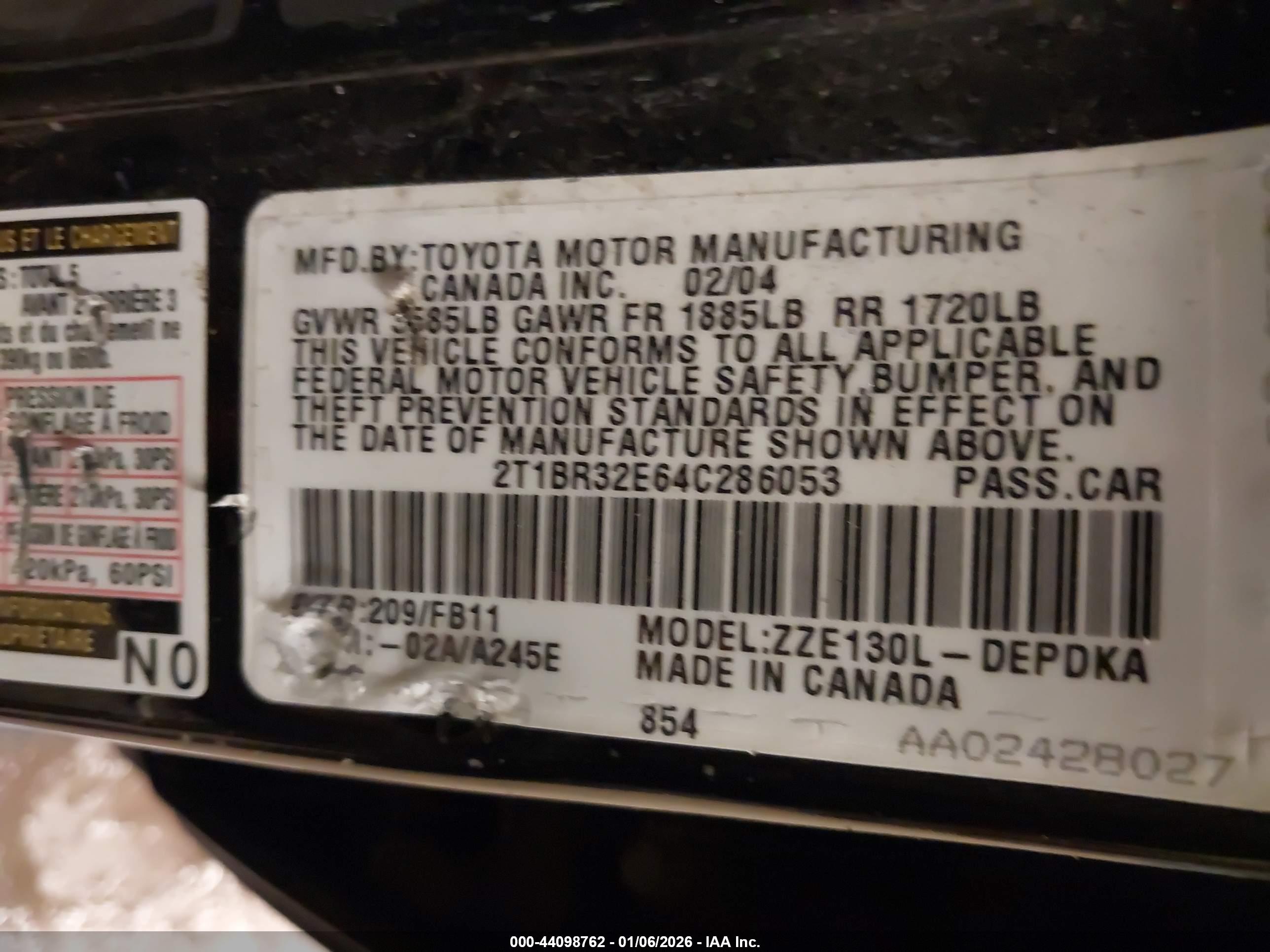 TOYOTA COROLLA image 9