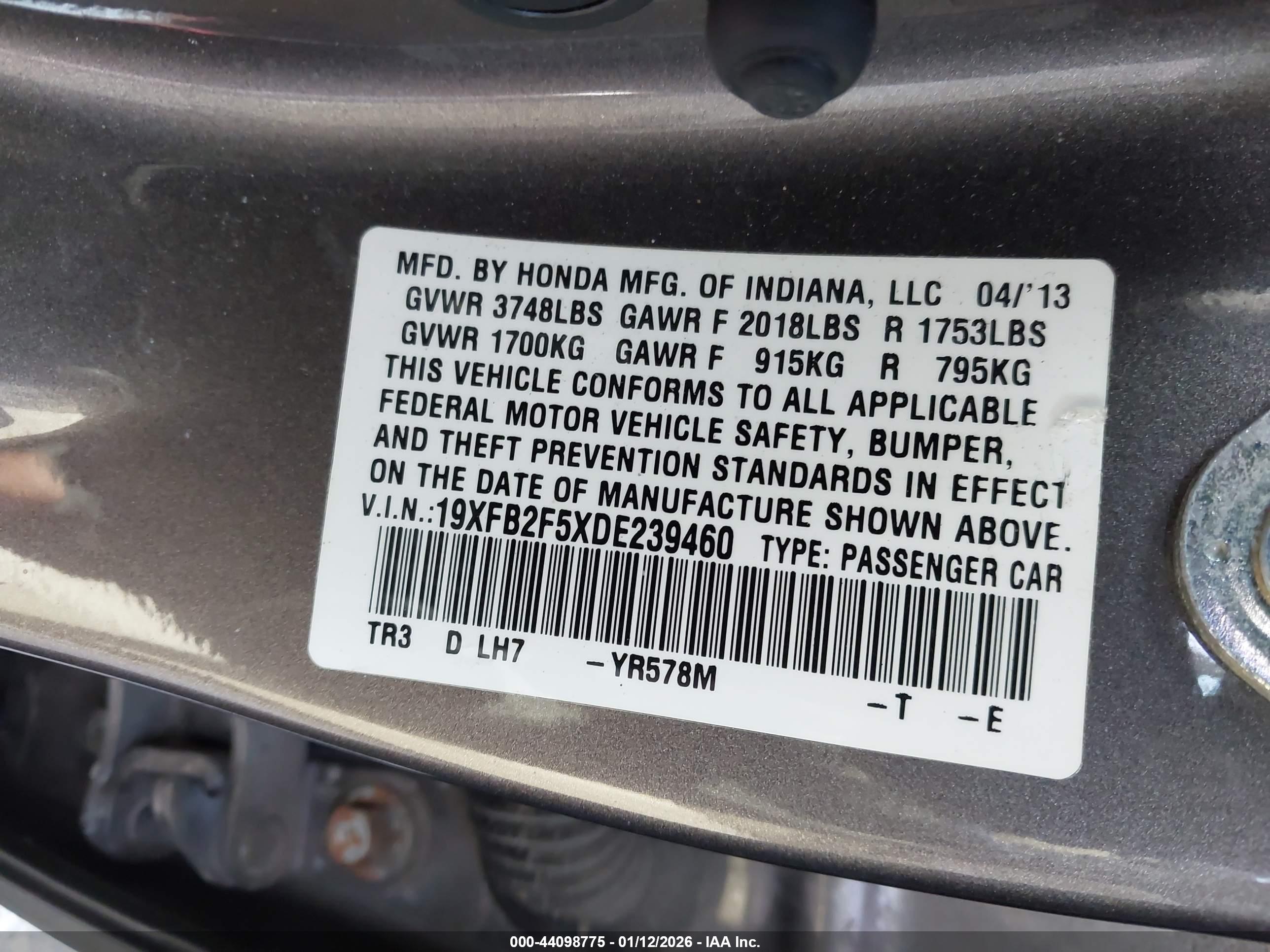 HONDA CIVIC image 9