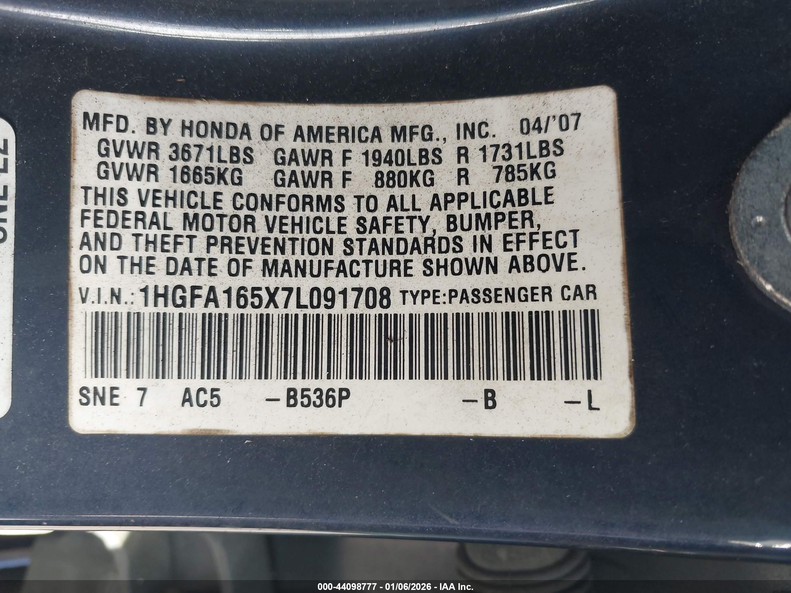 HONDA CIVIC image 9