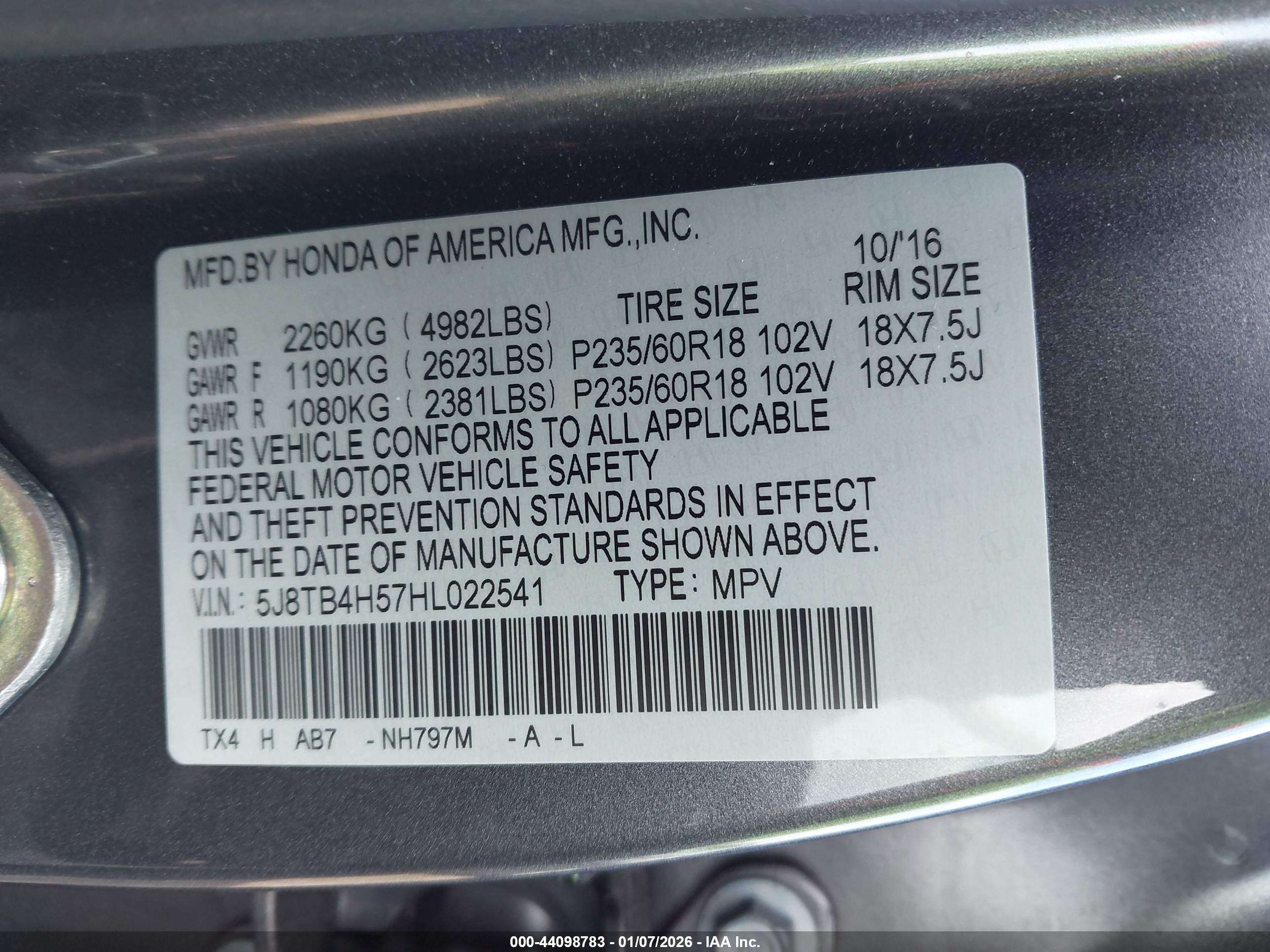 ACURA RDX image 9