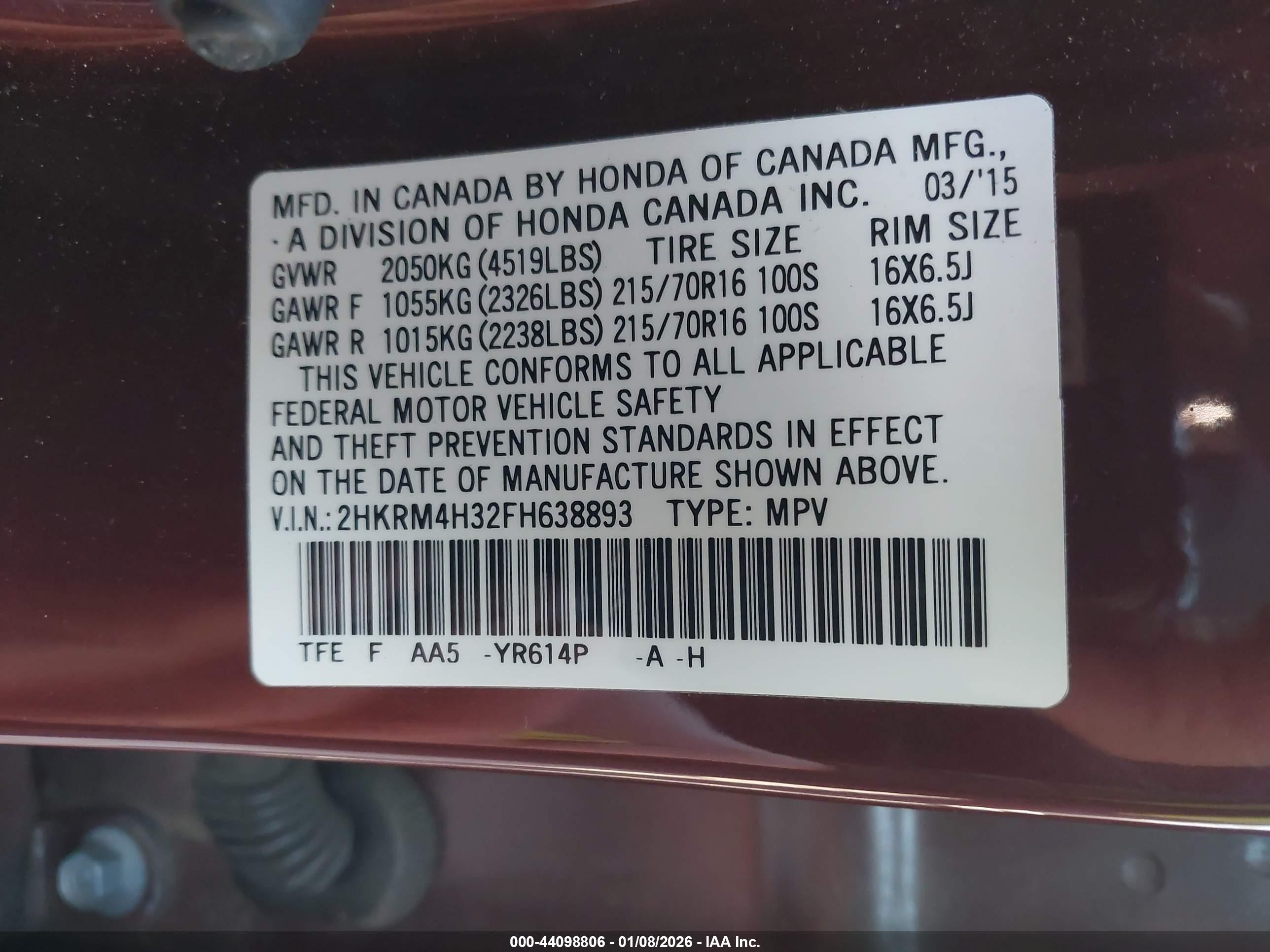HONDA CR-V image 9