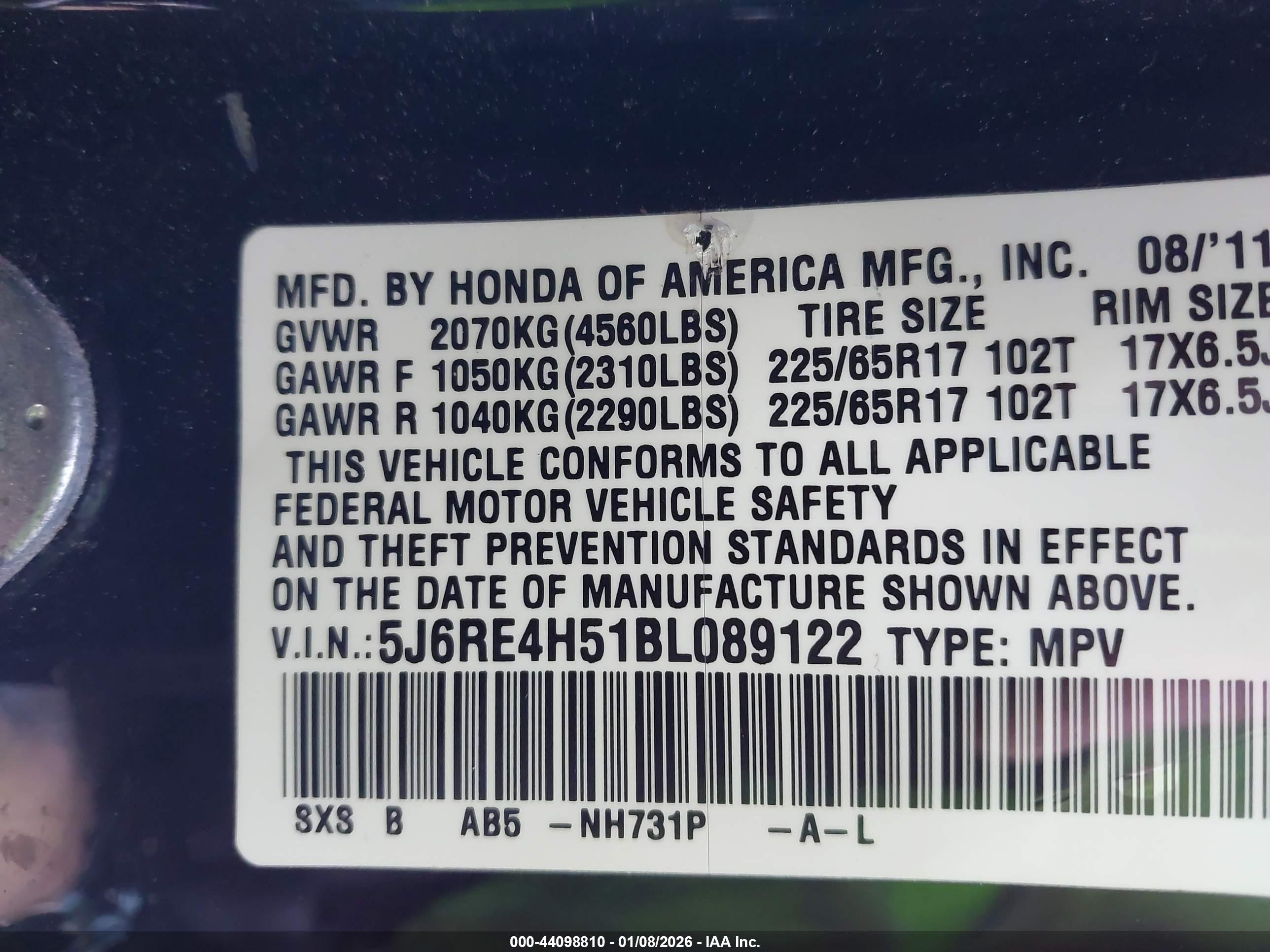 HONDA CR-V image 9