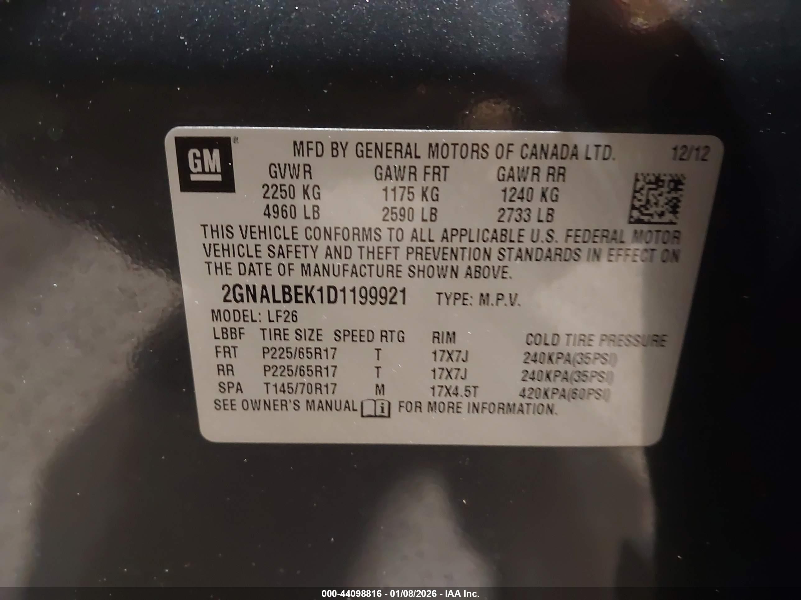 CHEVROLET EQUINOX image 9