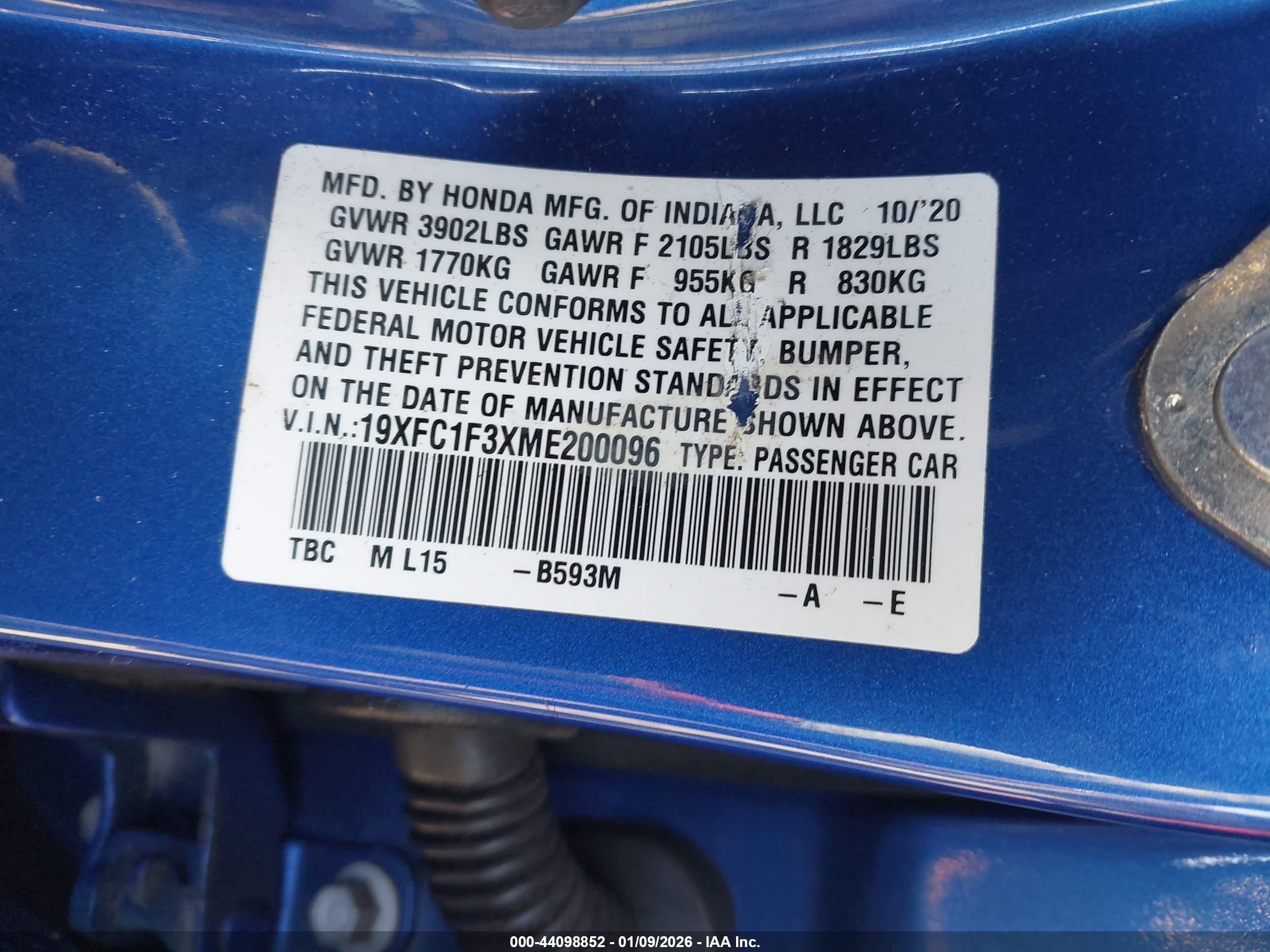 HONDA CIVIC image 9