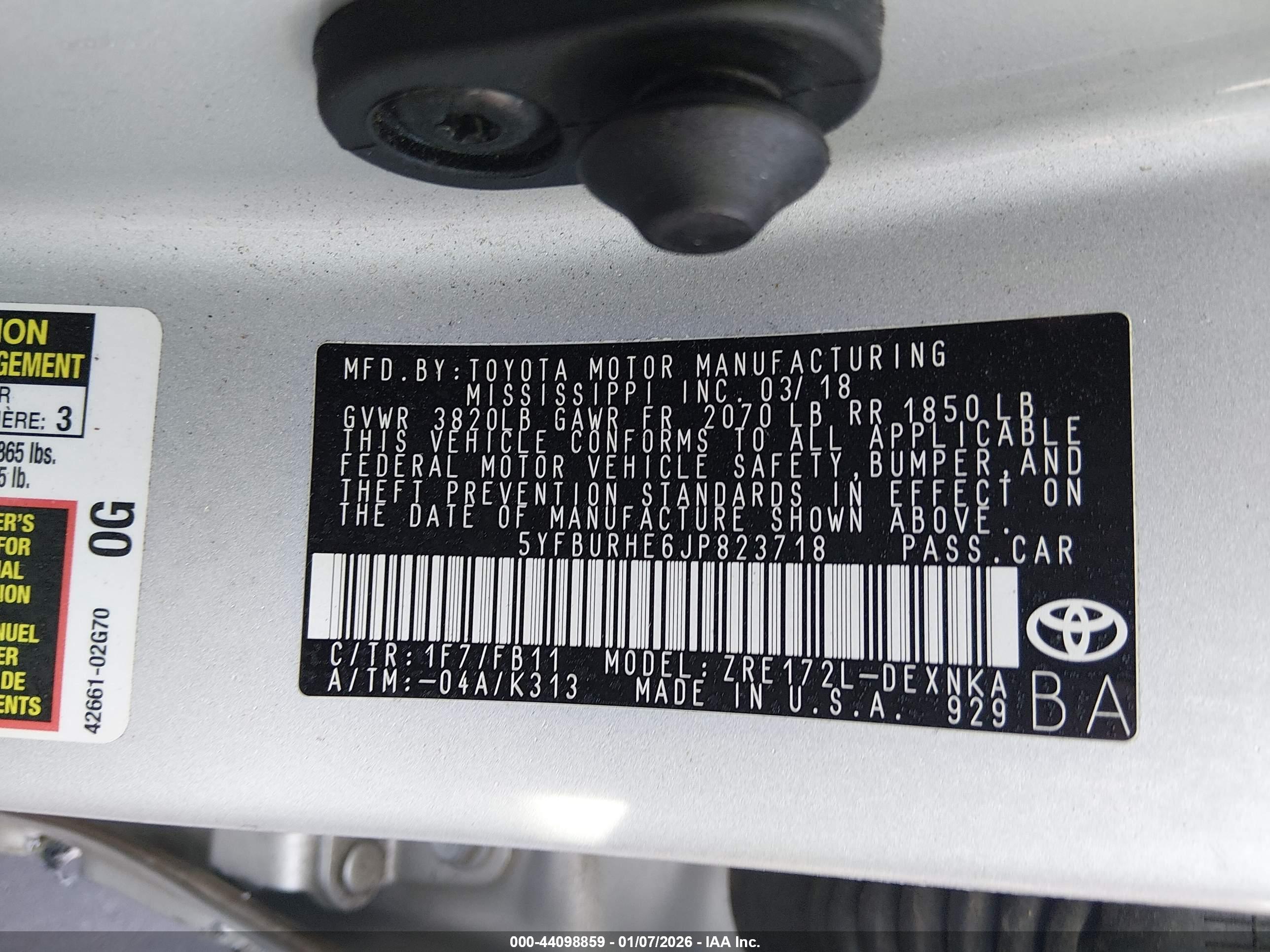 TOYOTA COROLLA image 9