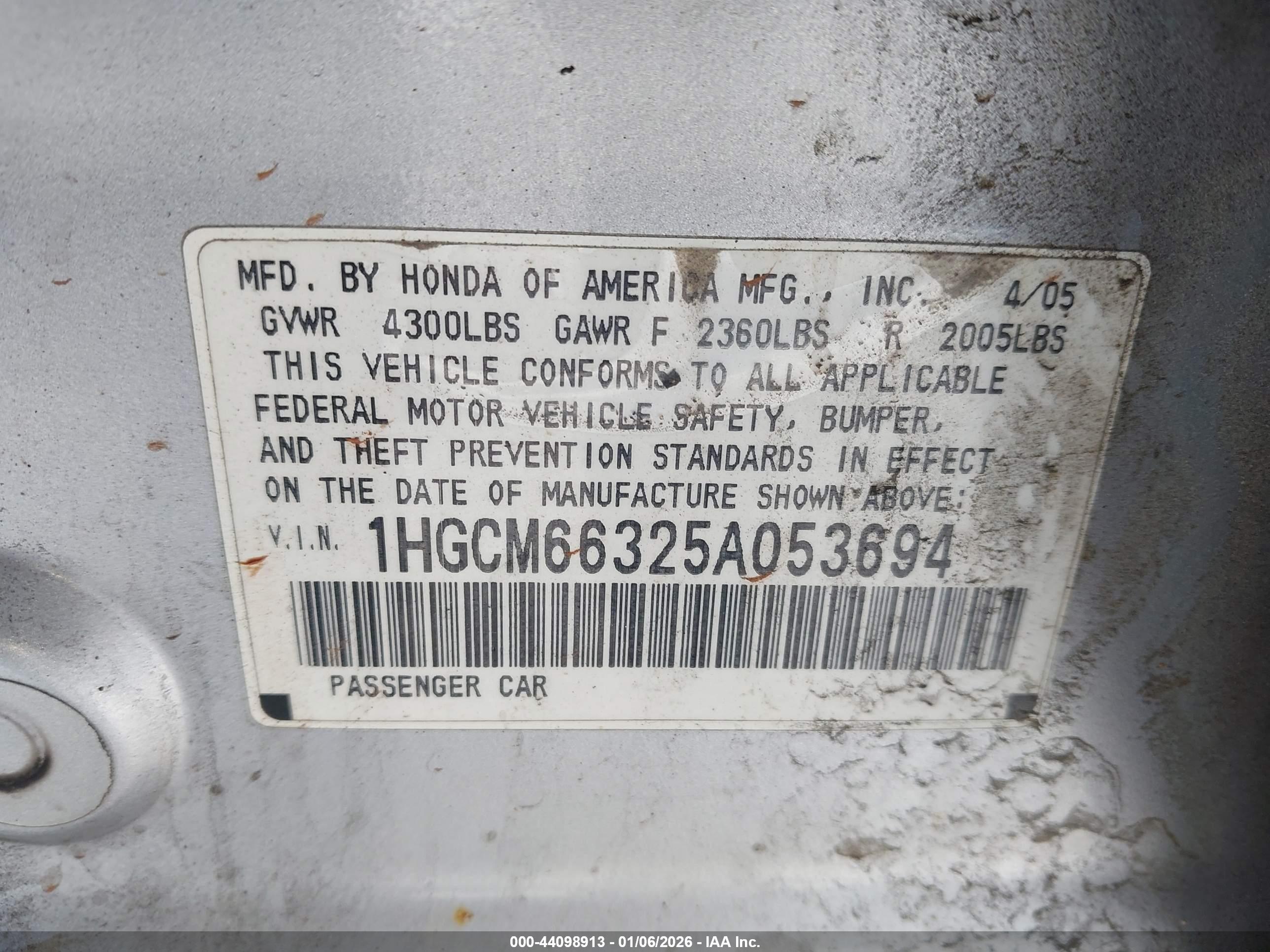 HONDA ACCORD image 9