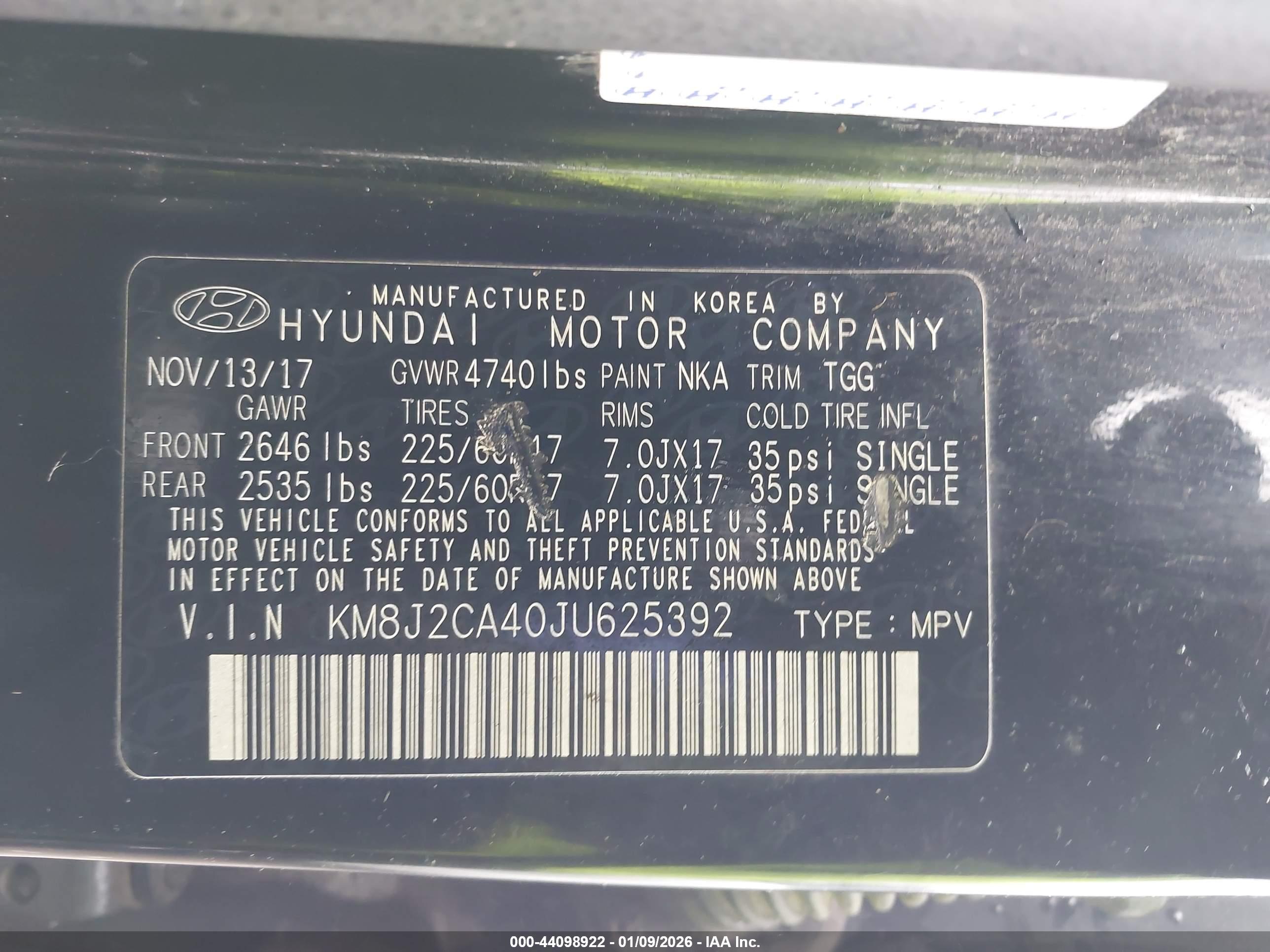 HYUNDAI TUCSON image 9