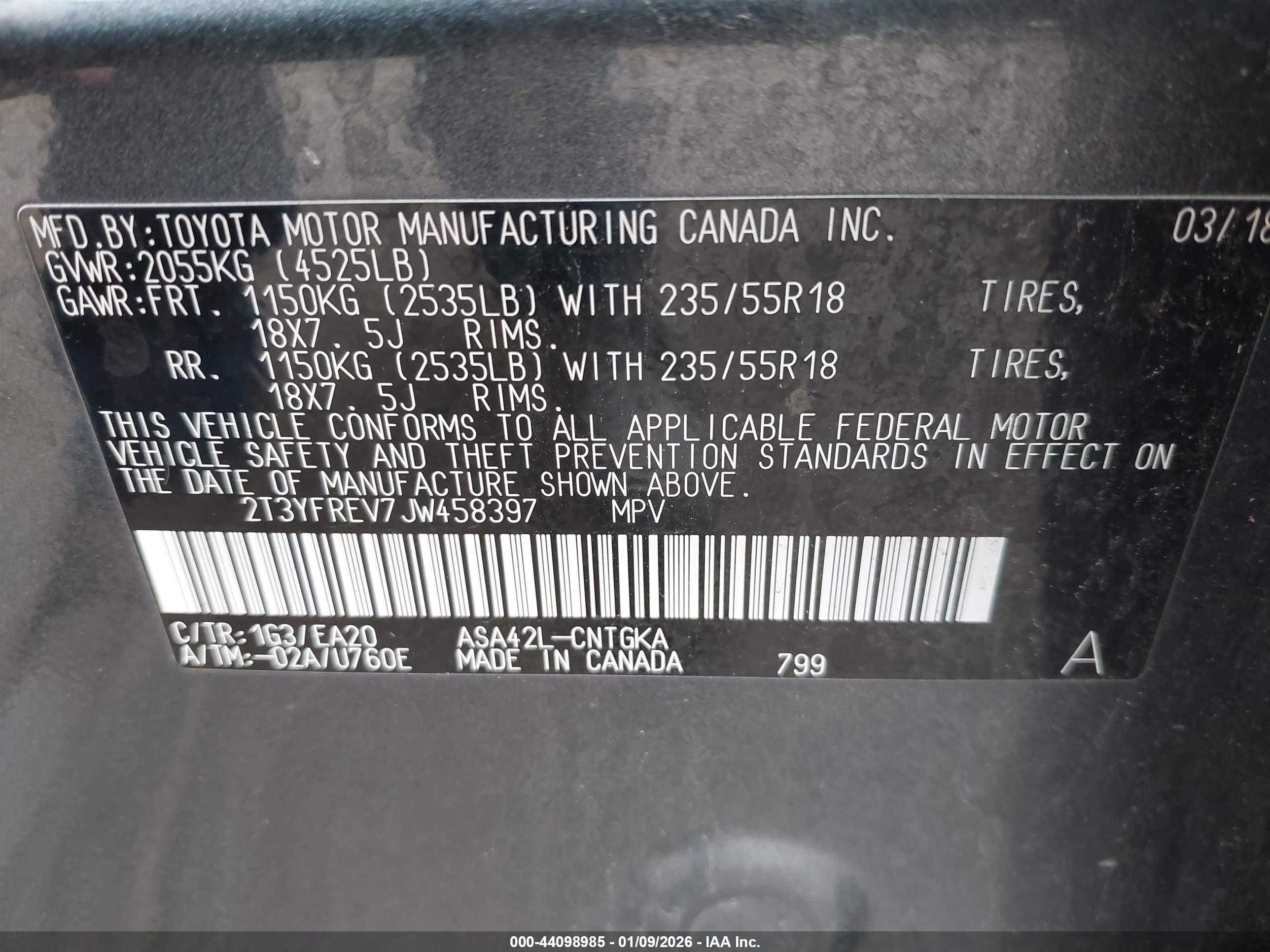TOYOTA RAV4 image 9