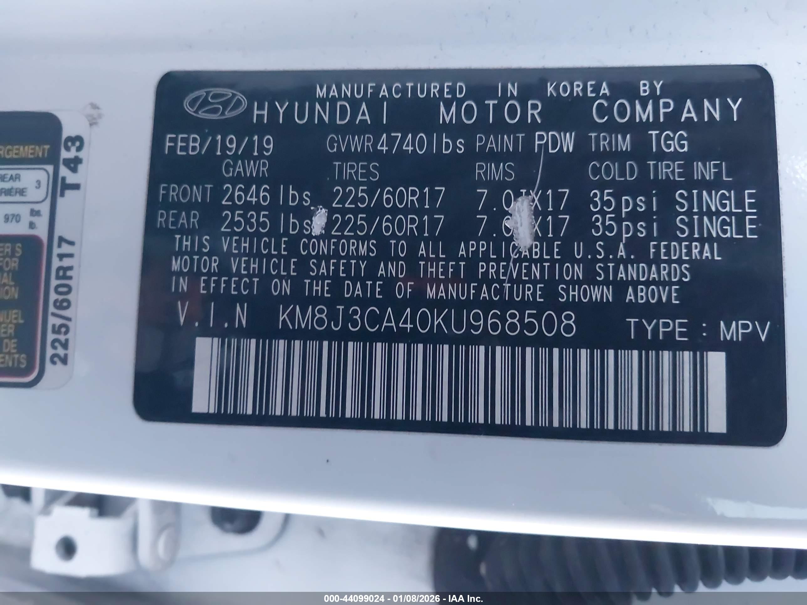 HYUNDAI TUCSON image 9