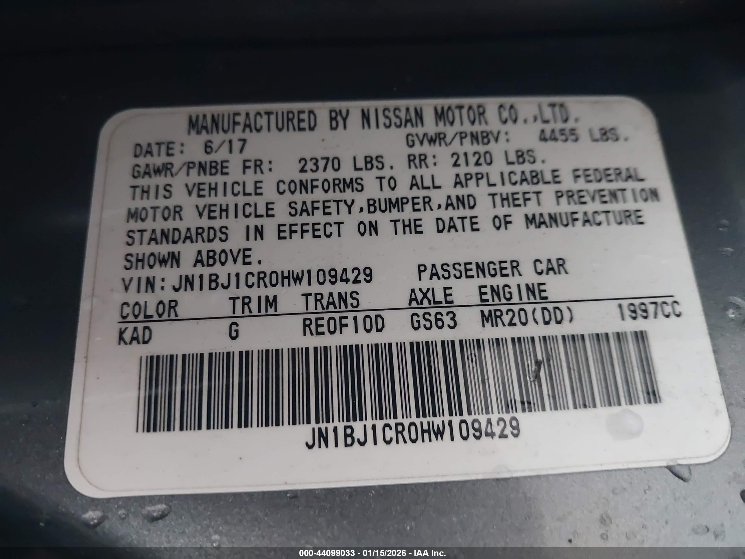 NISSAN ROGUE image 9