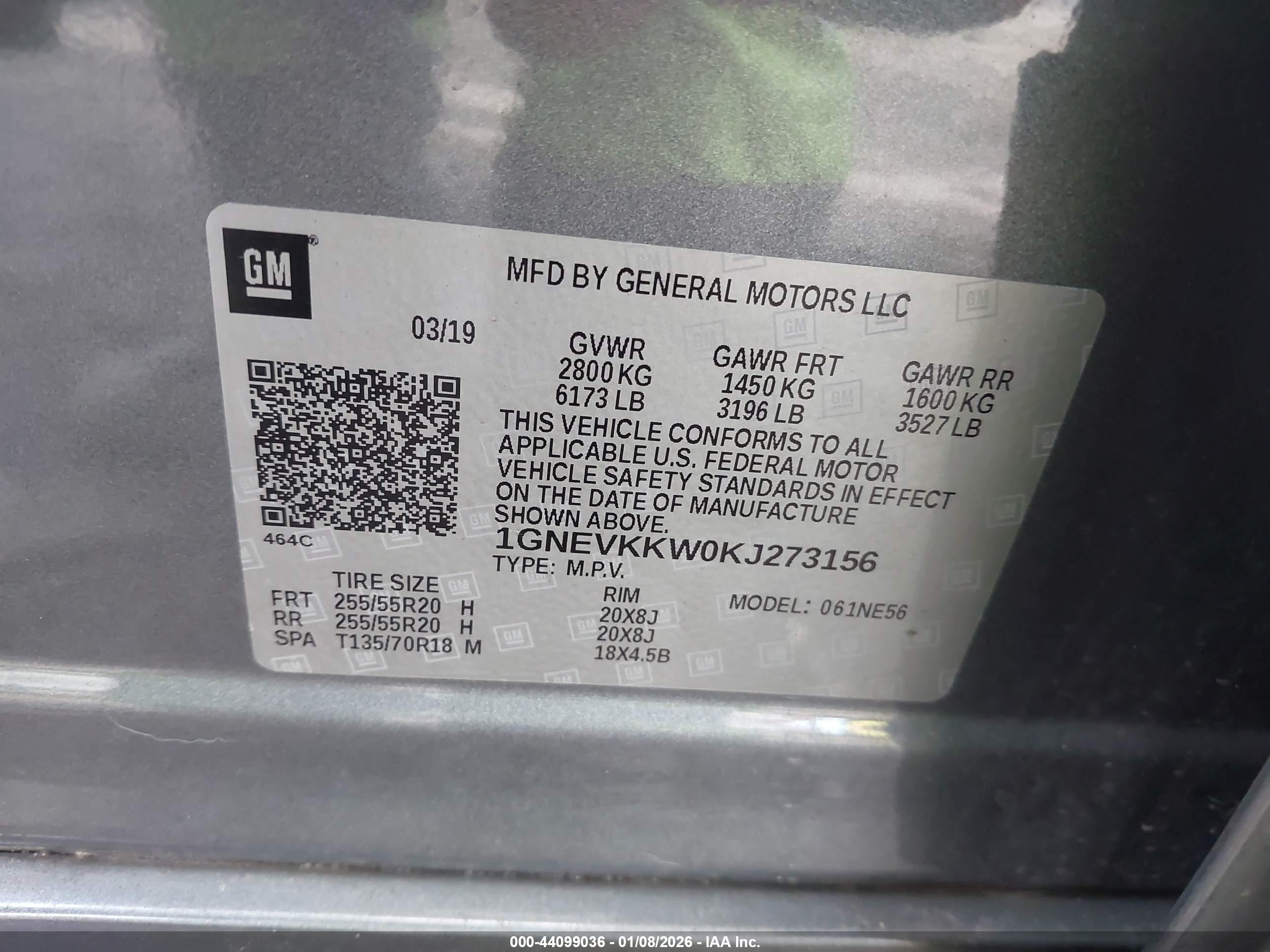 CHEVROLET TRAVERSE image 9