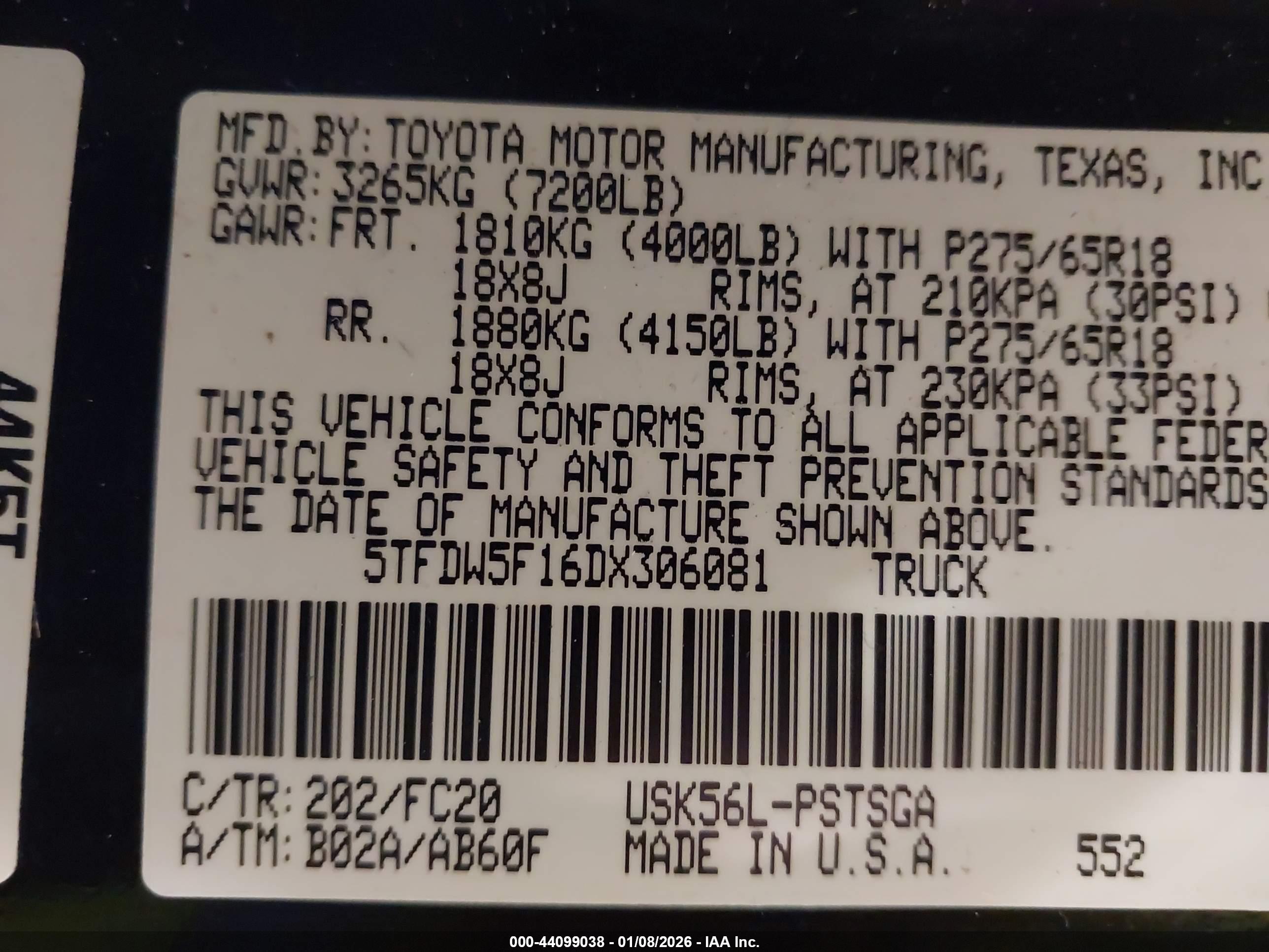 TOYOTA TUNDRA image 9