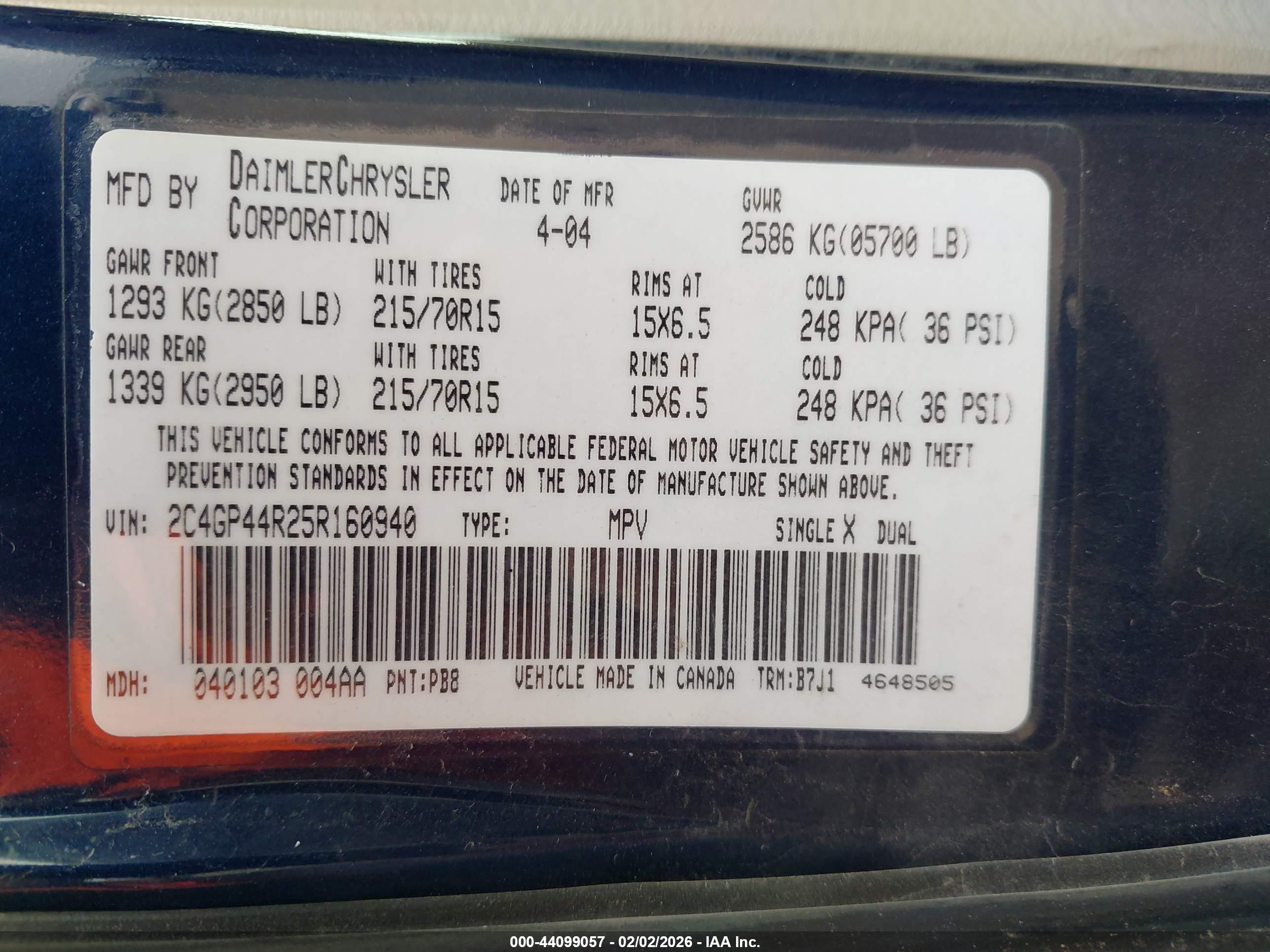 CHRYSLER TOWN image 9