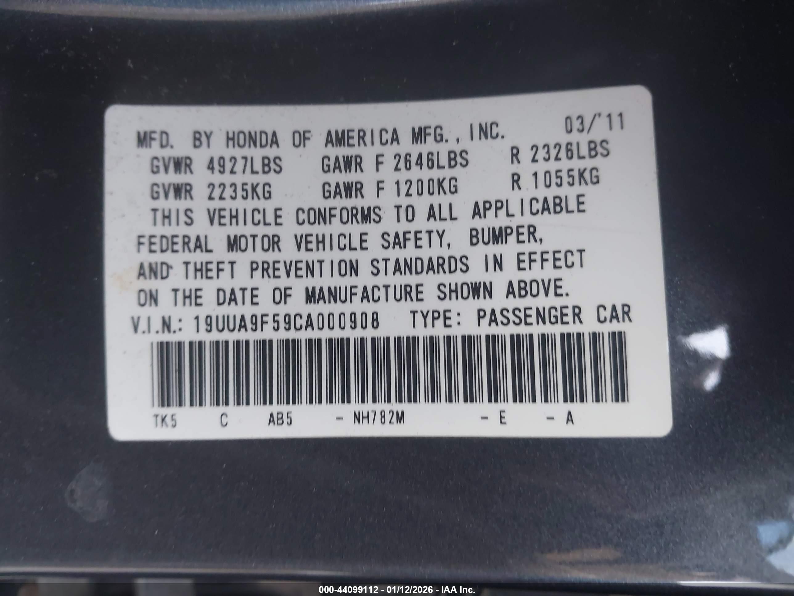 ACURA TL image 9