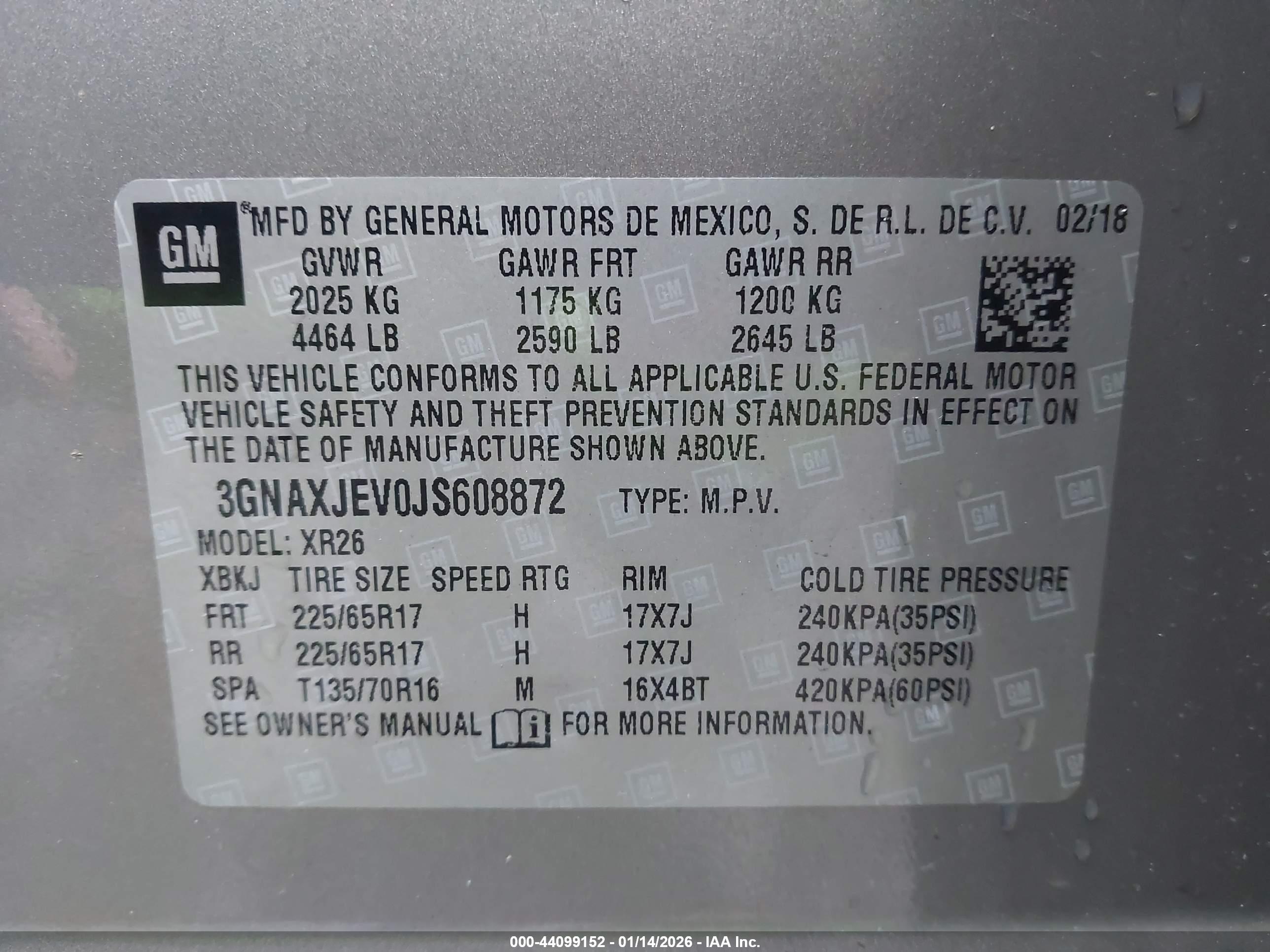 CHEVROLET EQUINOX image 9