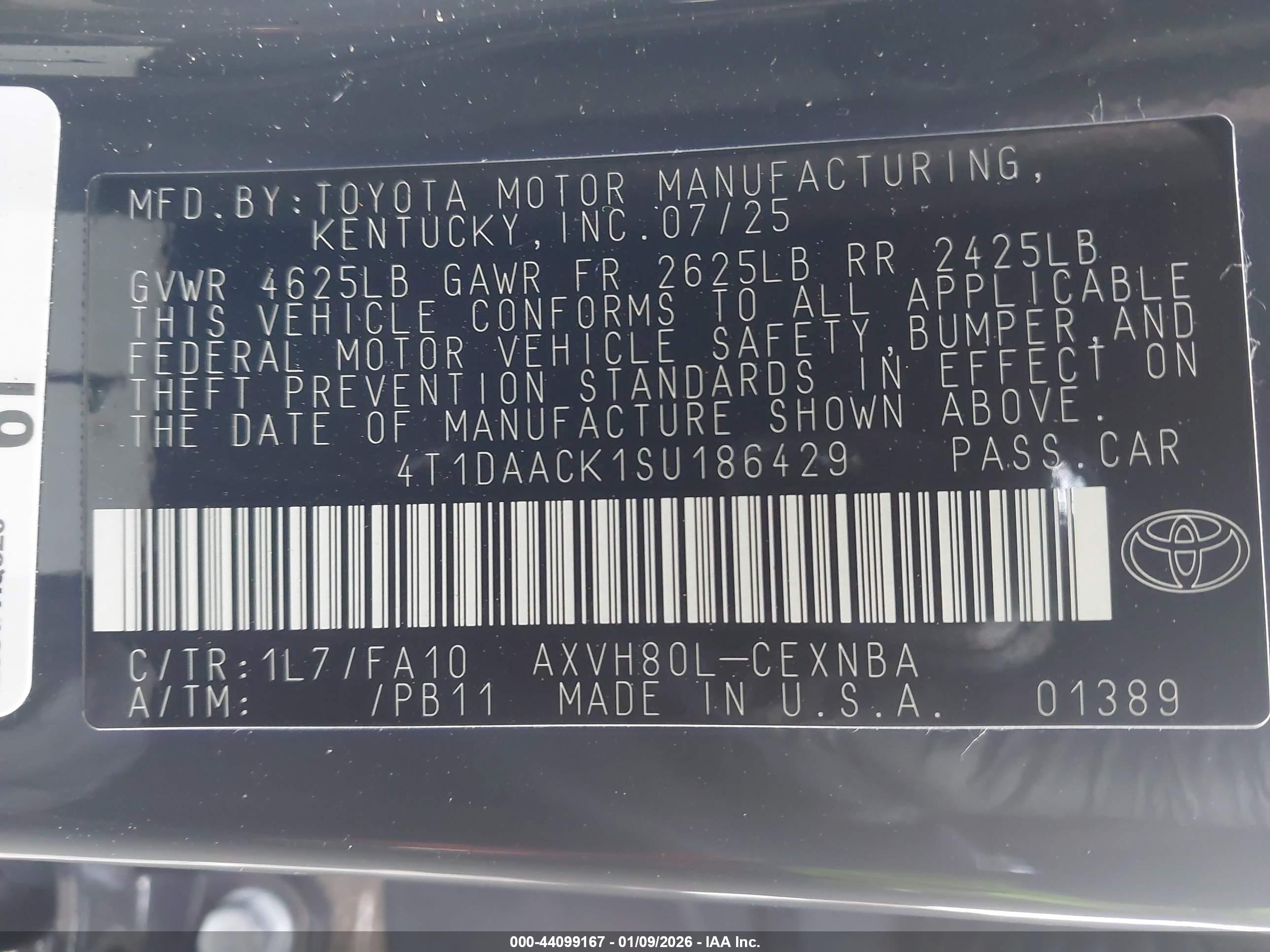 TOYOTA CAMRY image 9