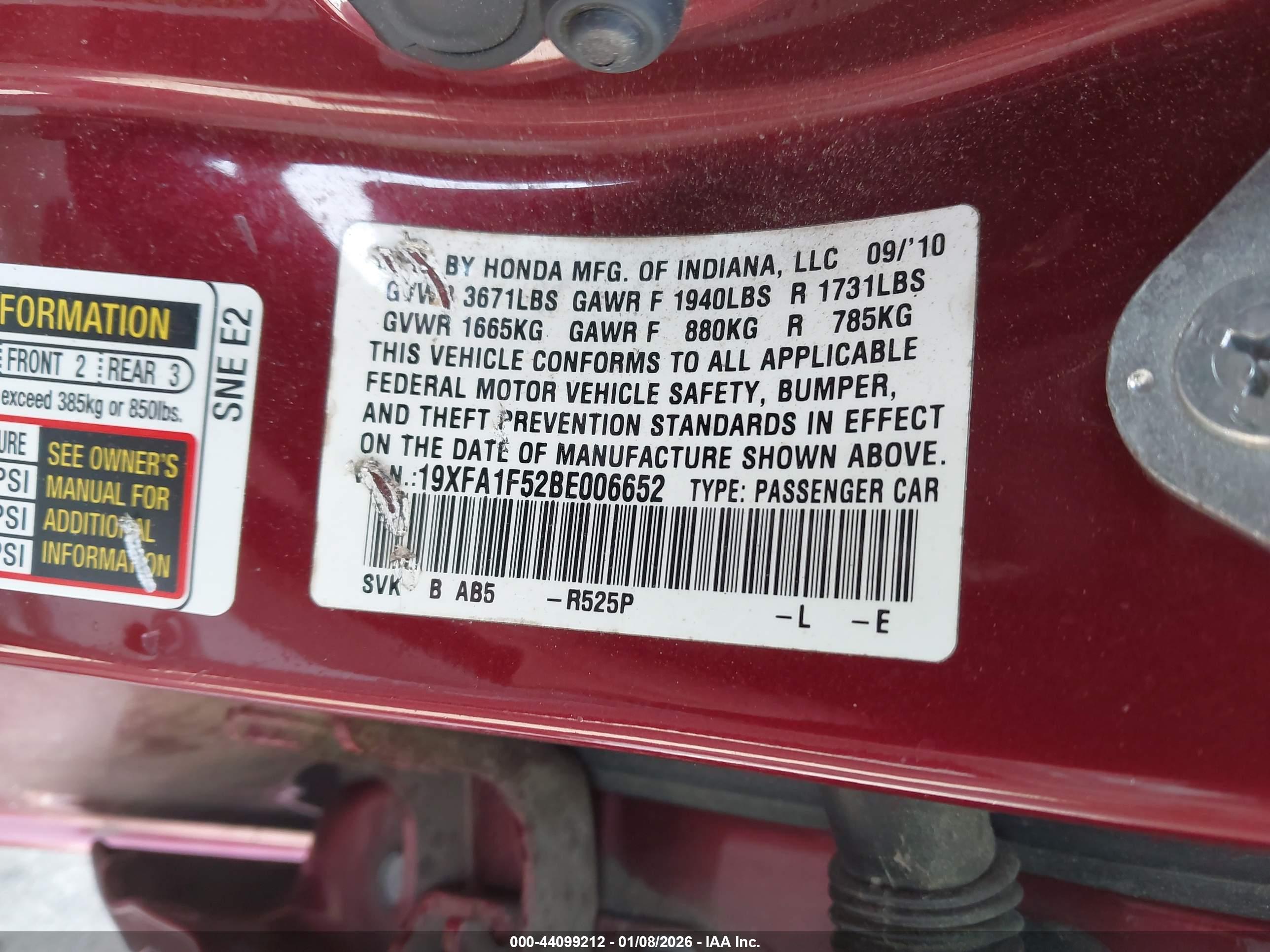 HONDA CIVIC image 9