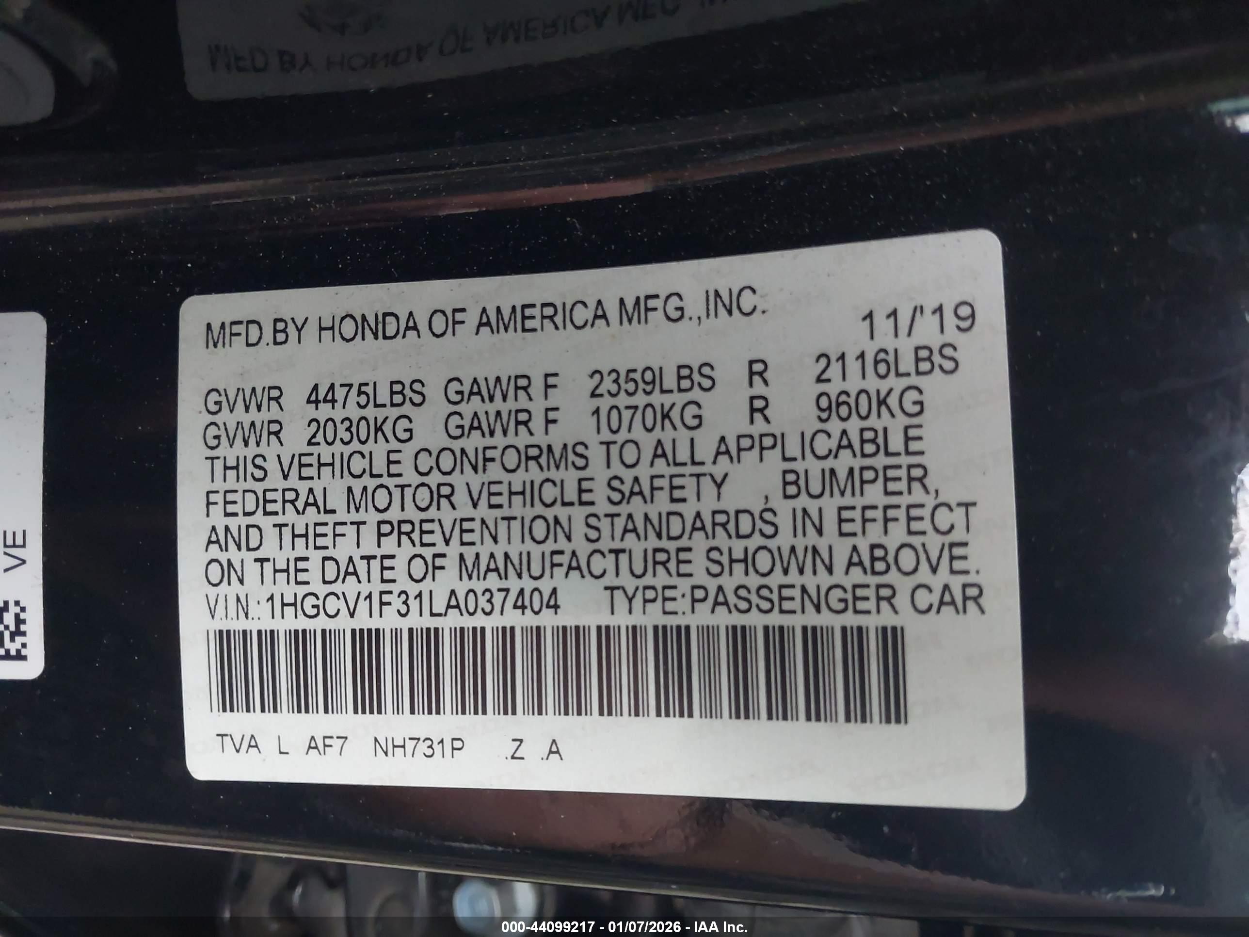 HONDA ACCORD image 9