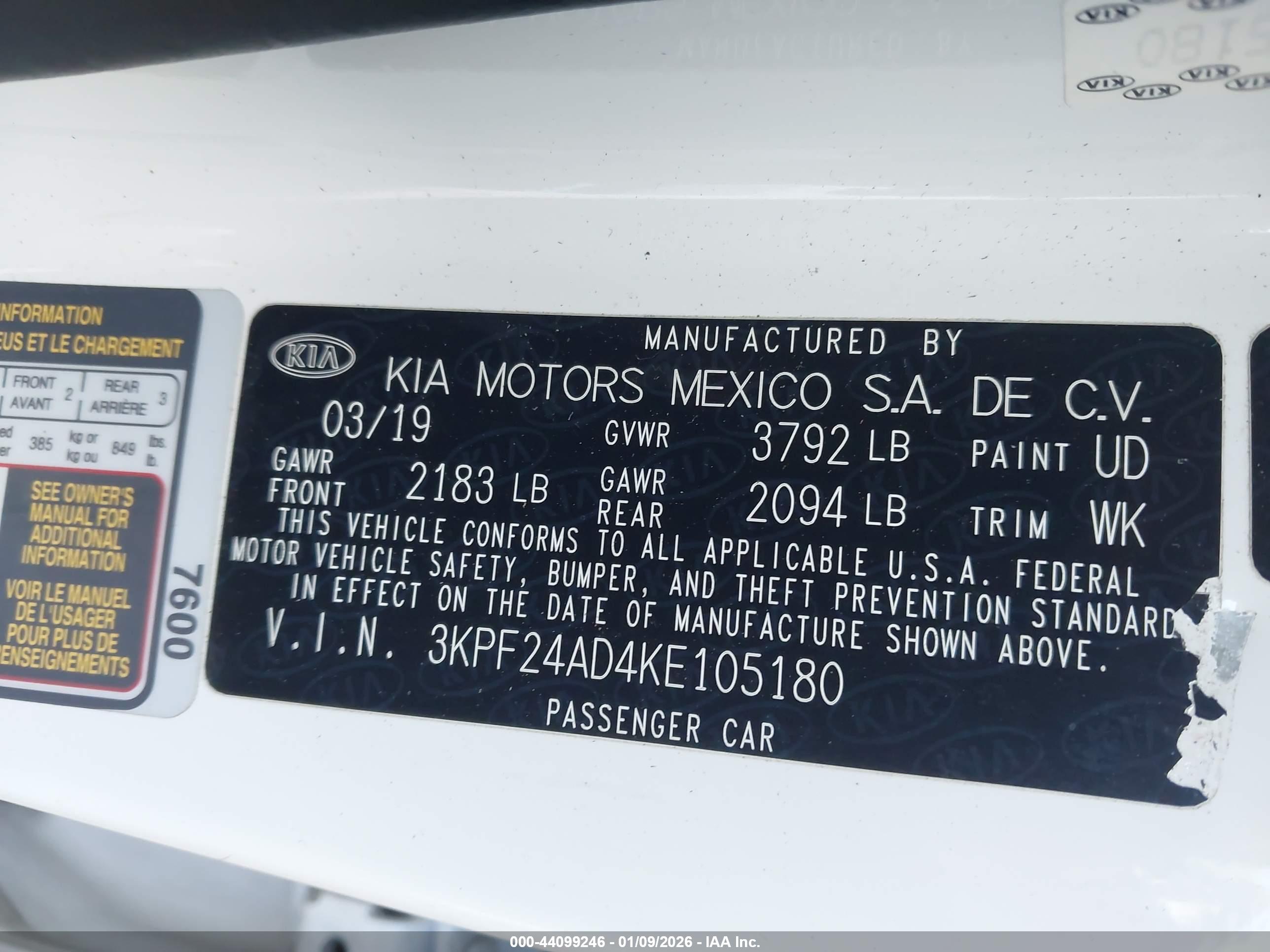 KIA FORTE image 9