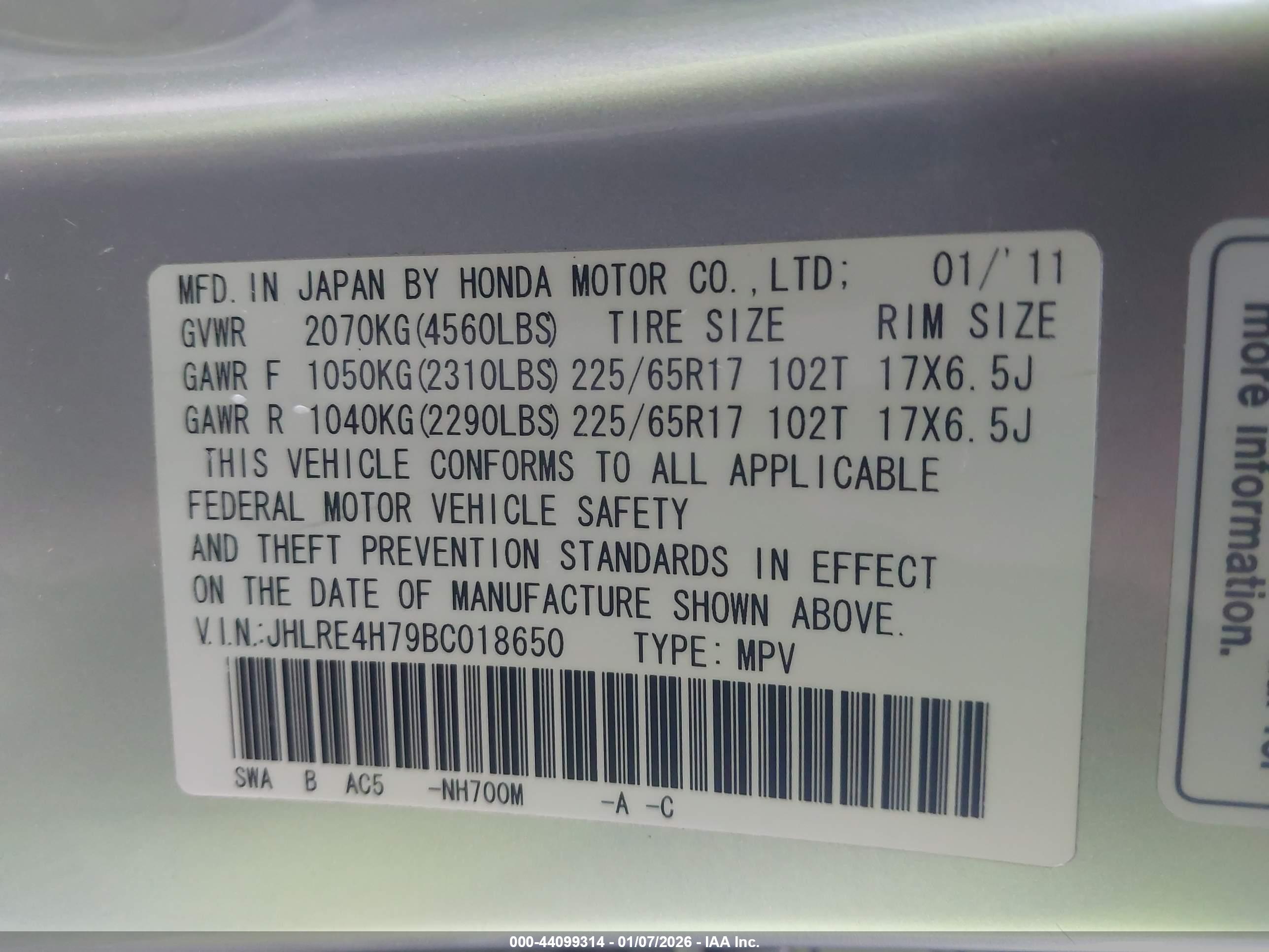 HONDA CR-V image 9
