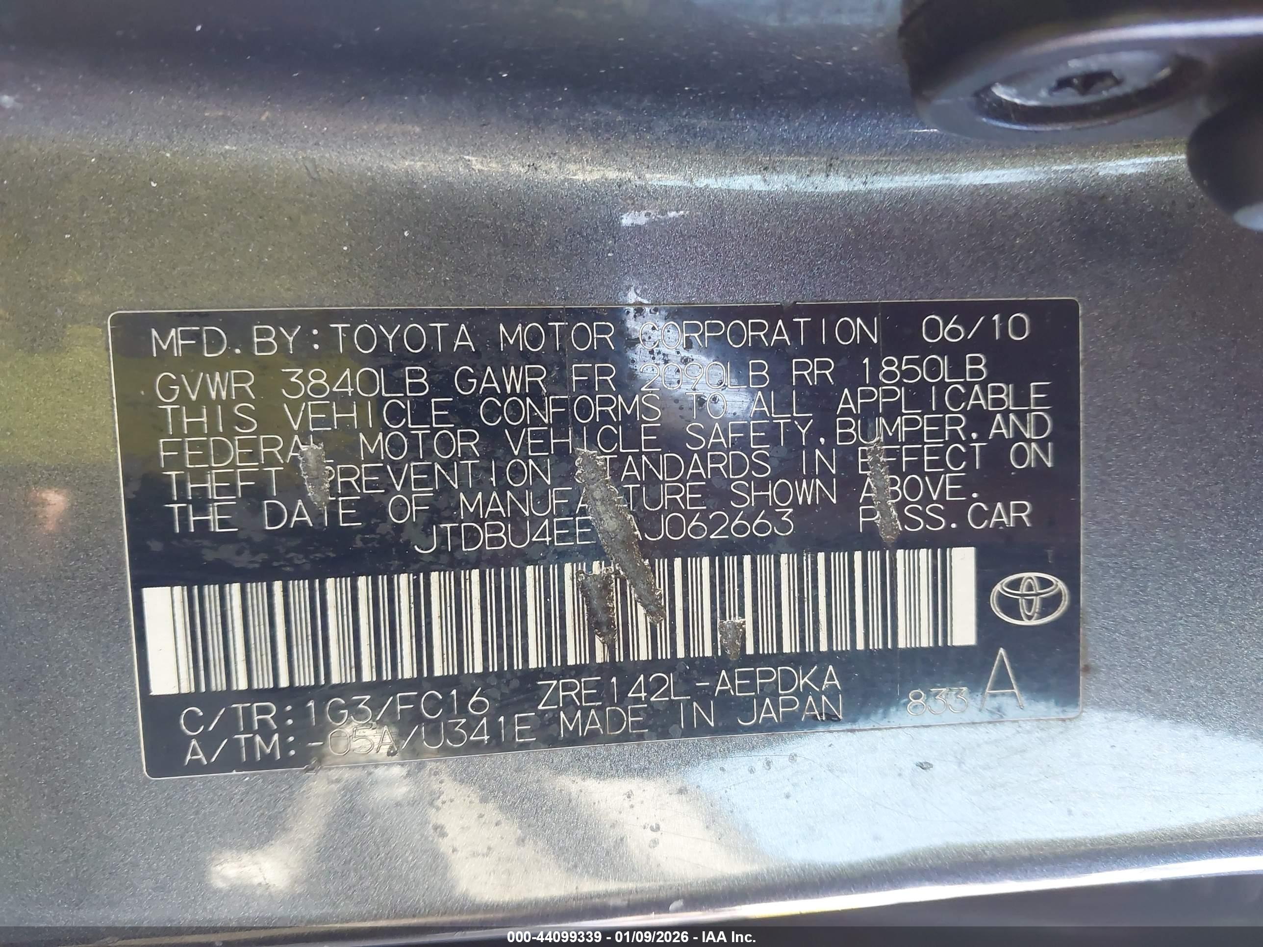 TOYOTA COROLLA image 9
