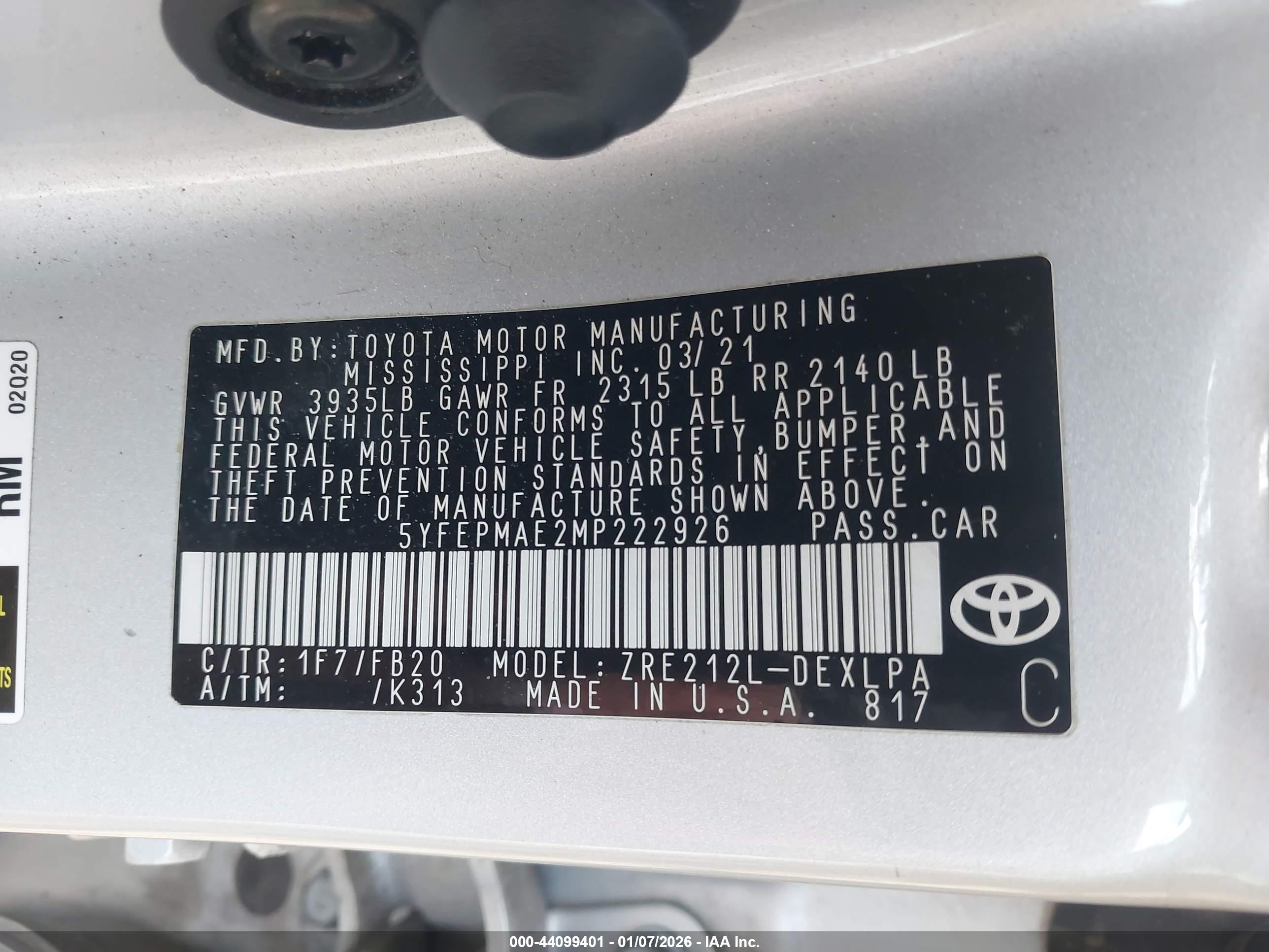 TOYOTA COROLLA image 9