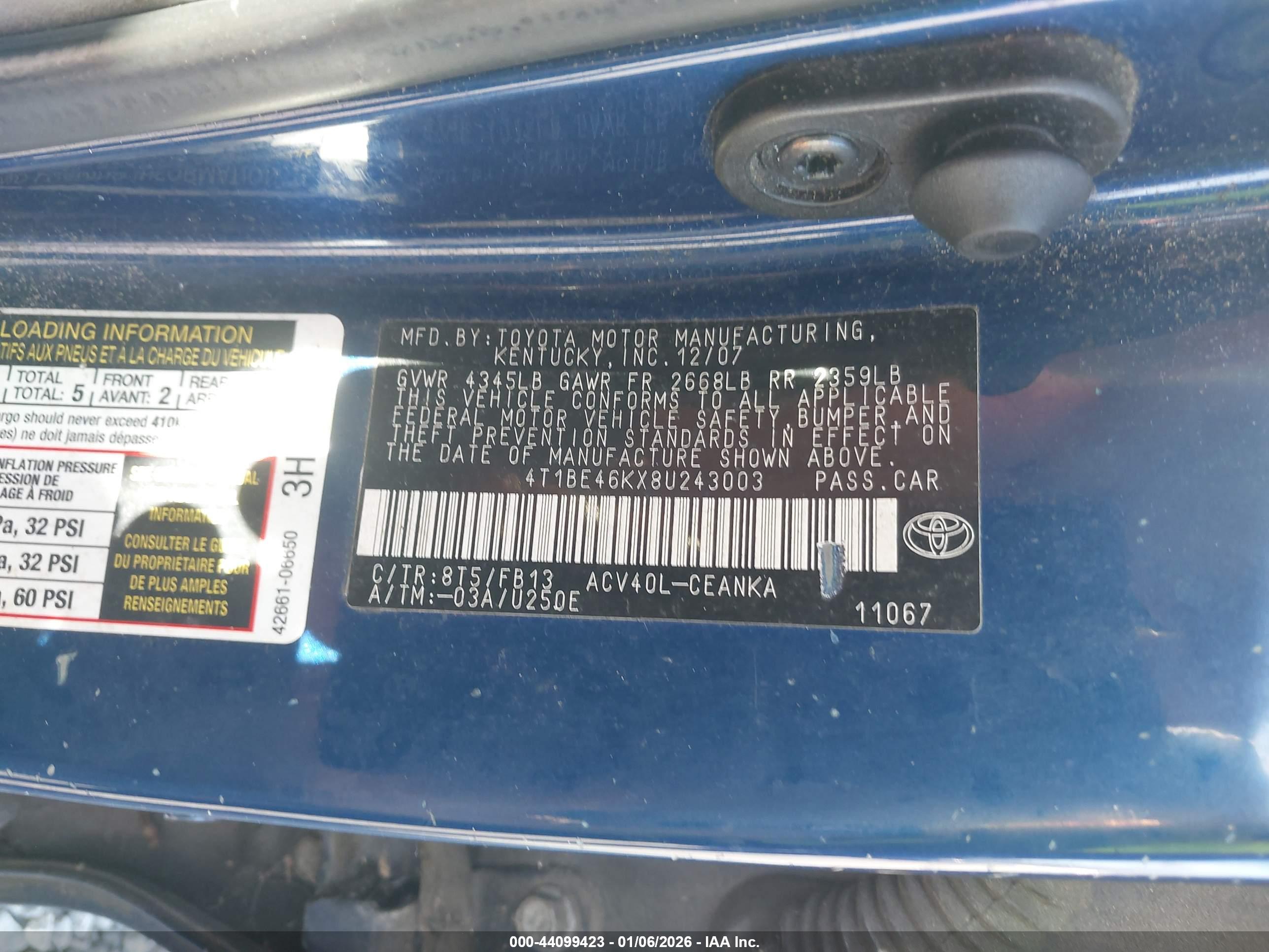 TOYOTA CAMRY image 9