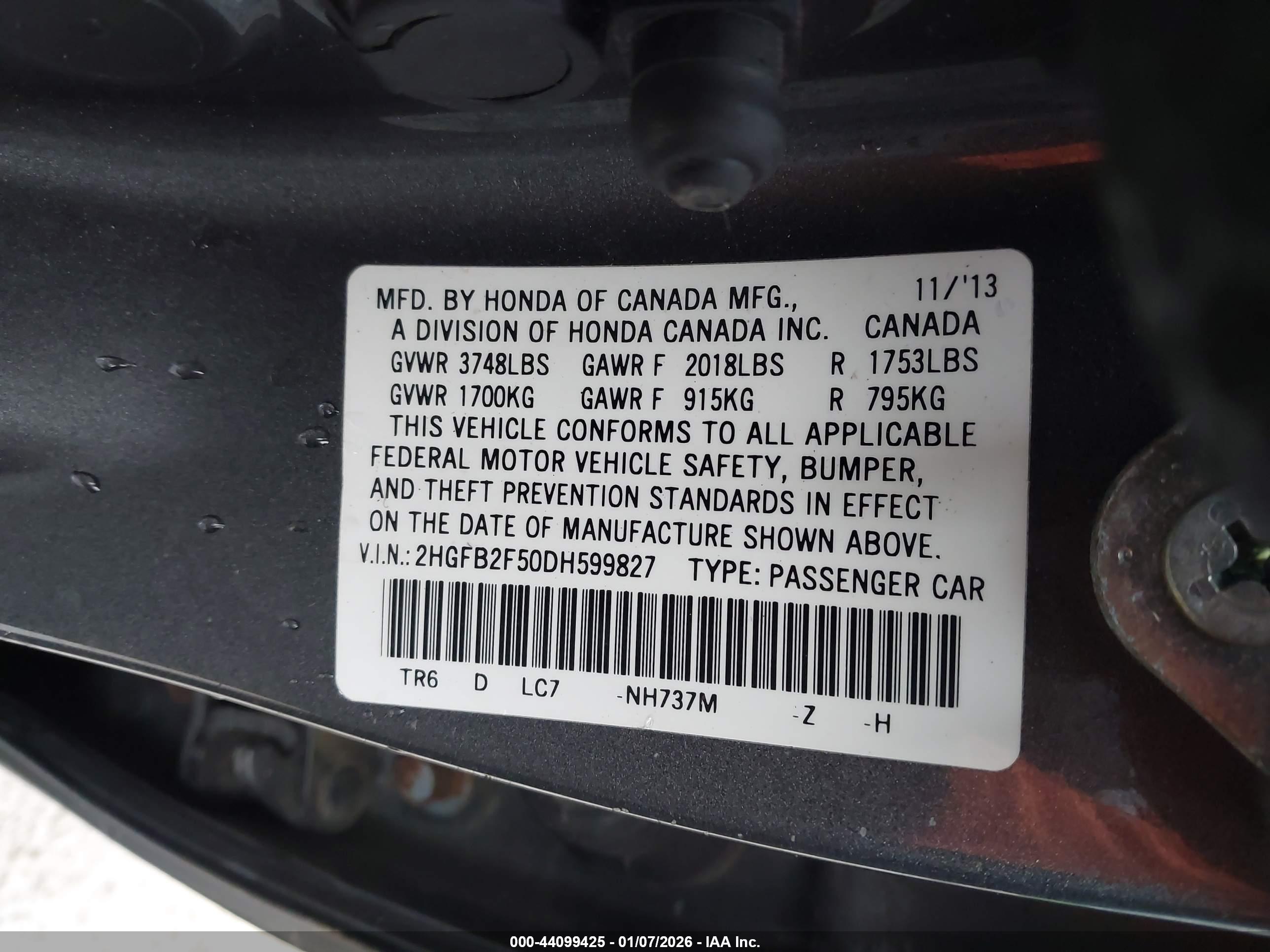 HONDA CIVIC image 9
