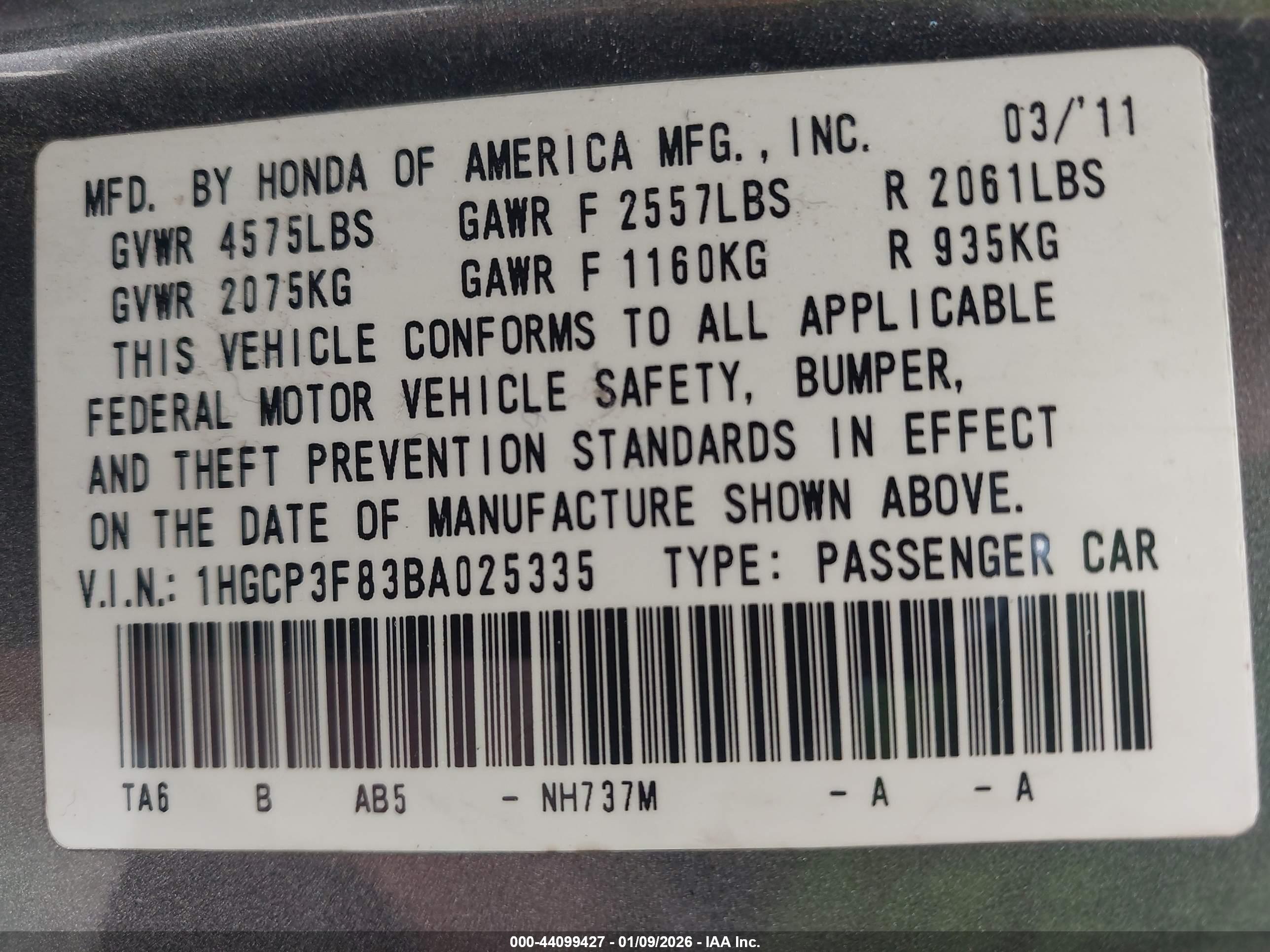 HONDA ACCORD image 9