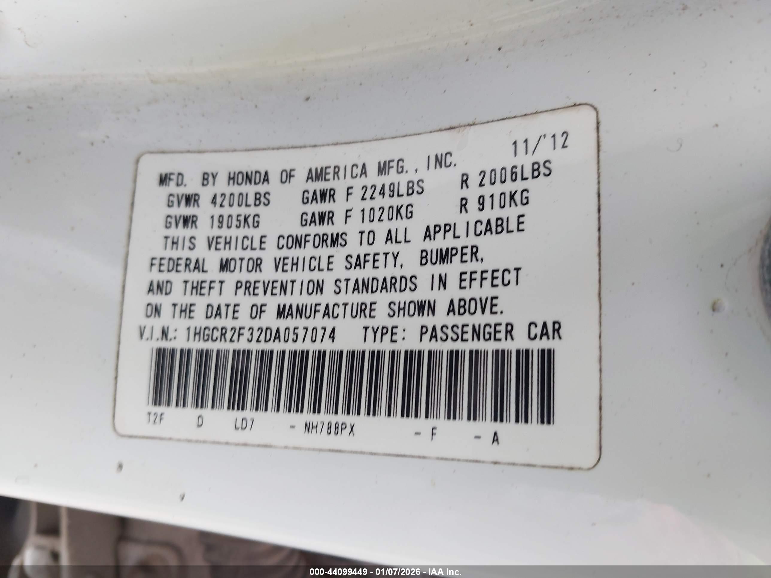 HONDA ACCORD image 9