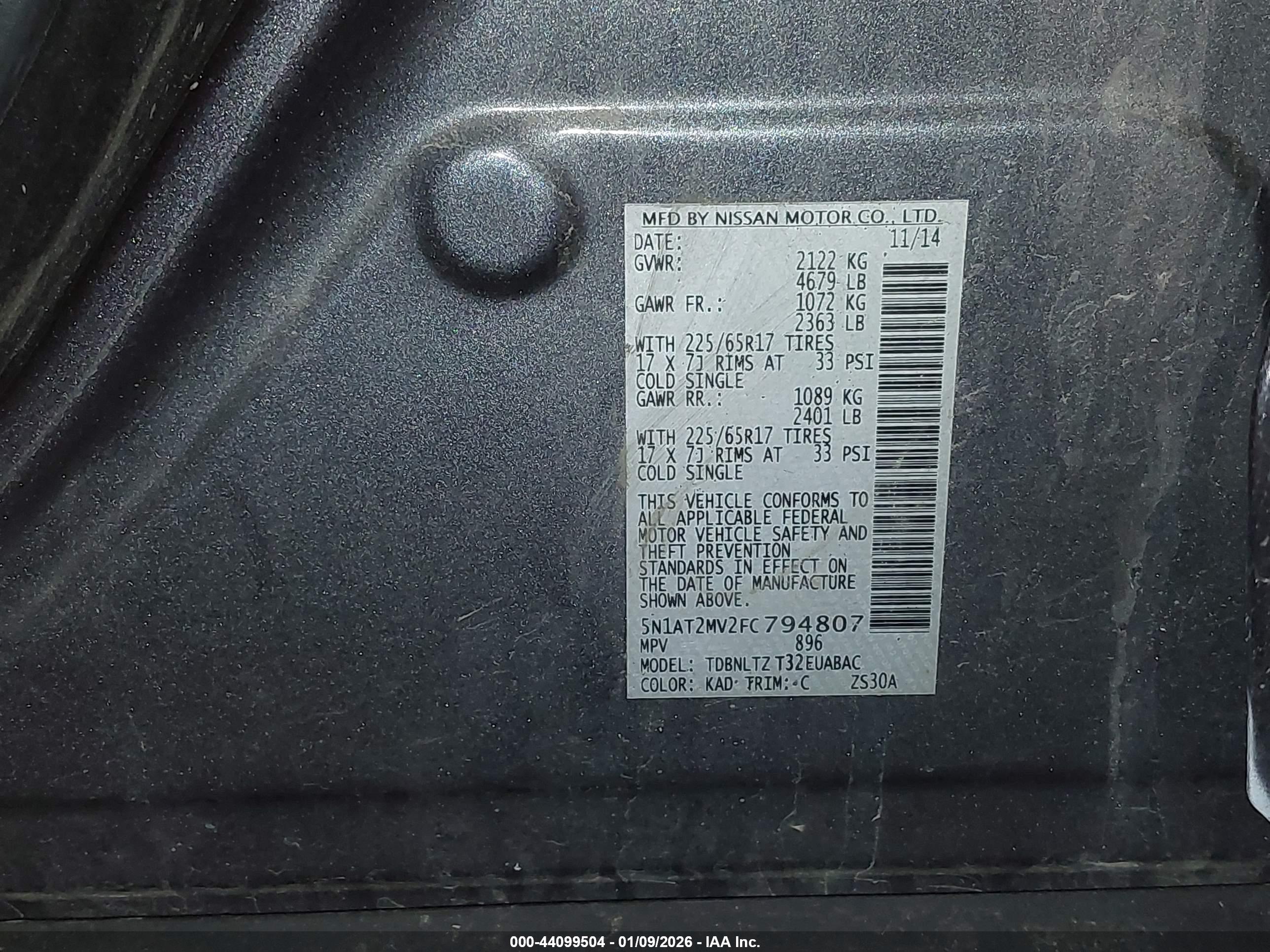 NISSAN ROGUE image 9