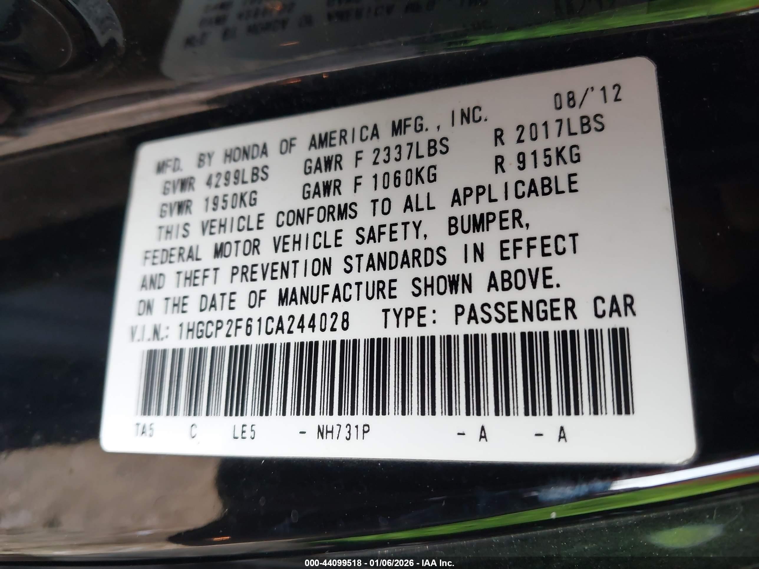 HONDA ACCORD image 9