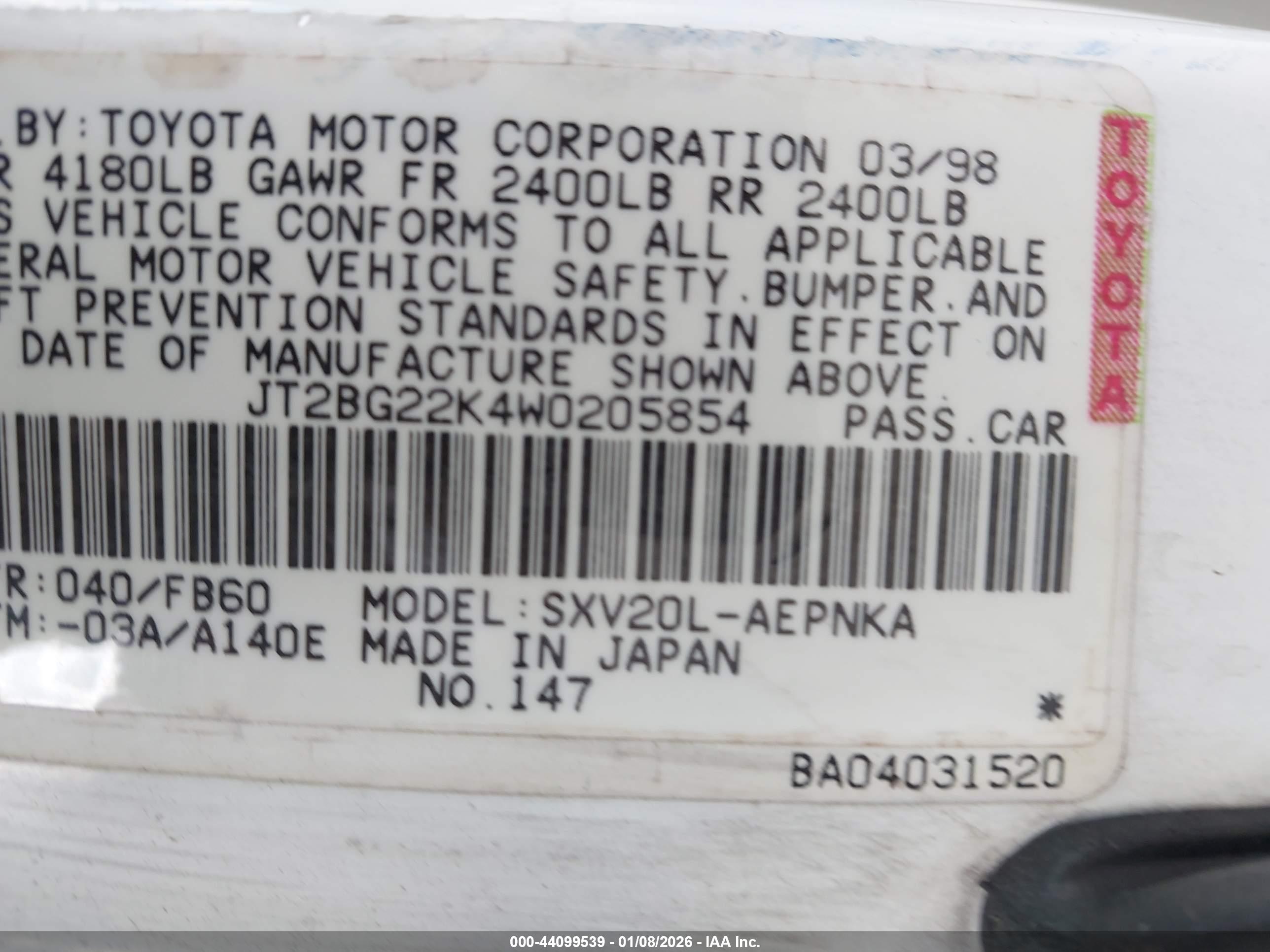 TOYOTA CAMRY image 9