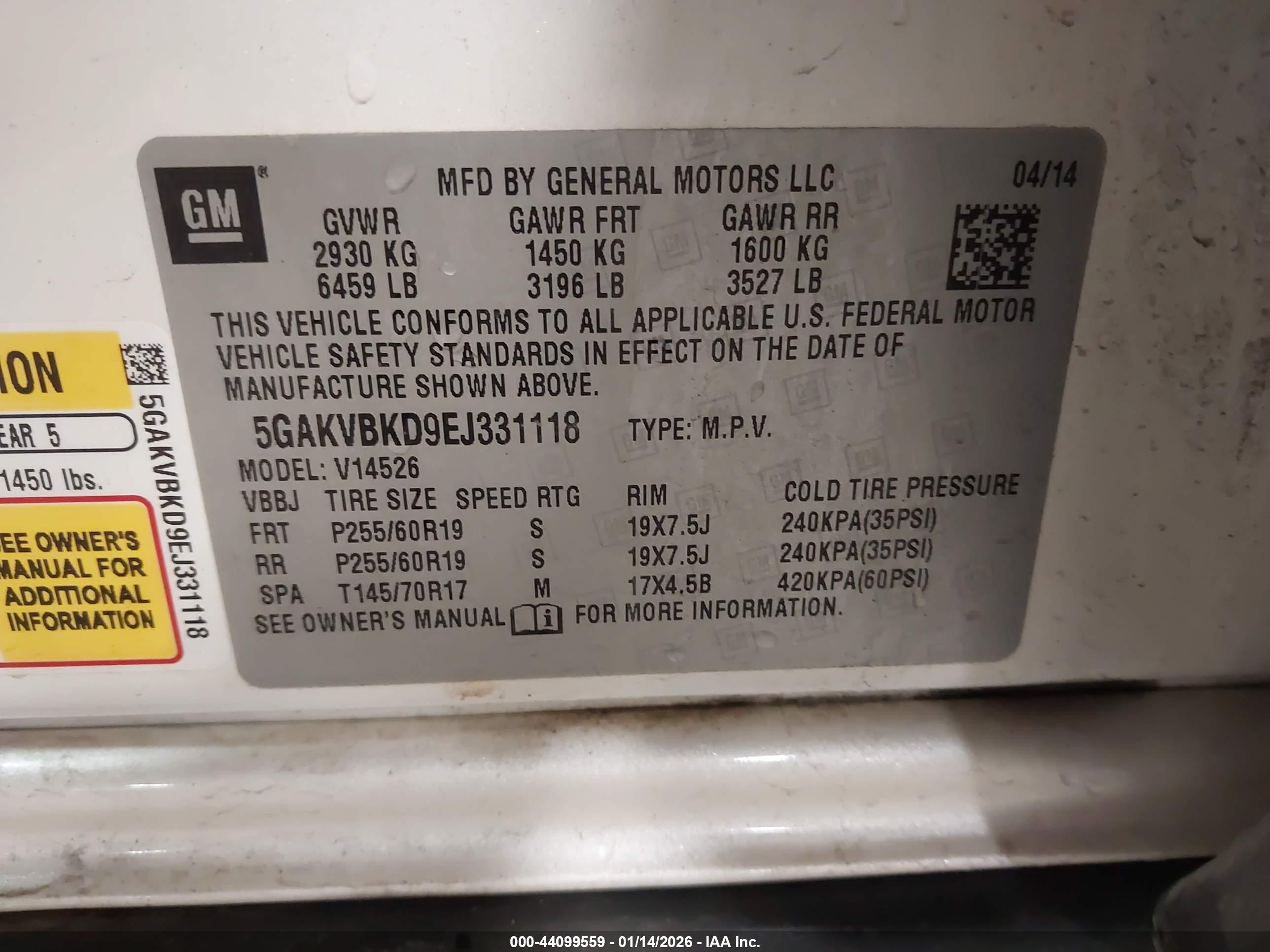 BUICK ENCLAVE image 9