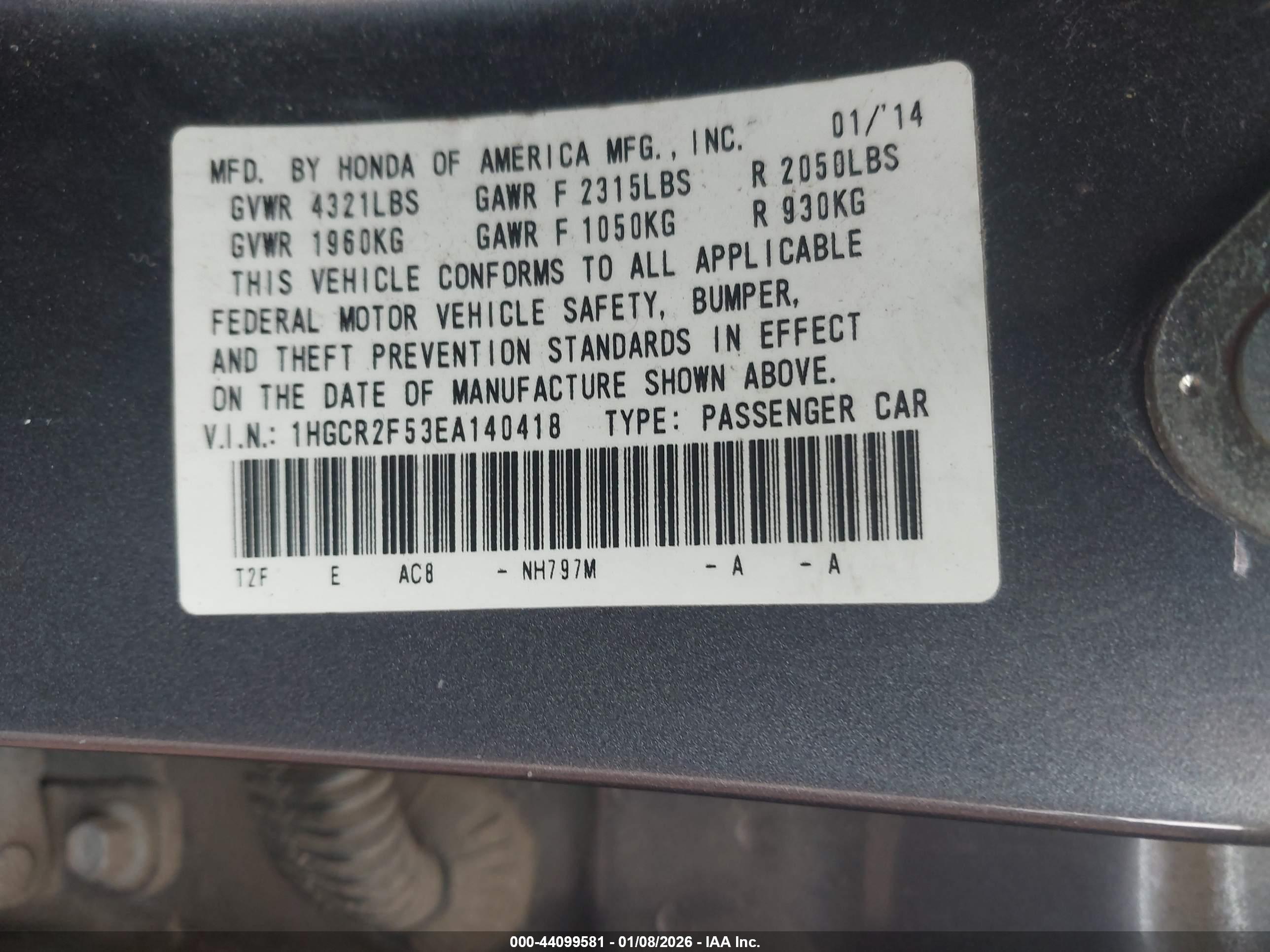HONDA ACCORD image 9