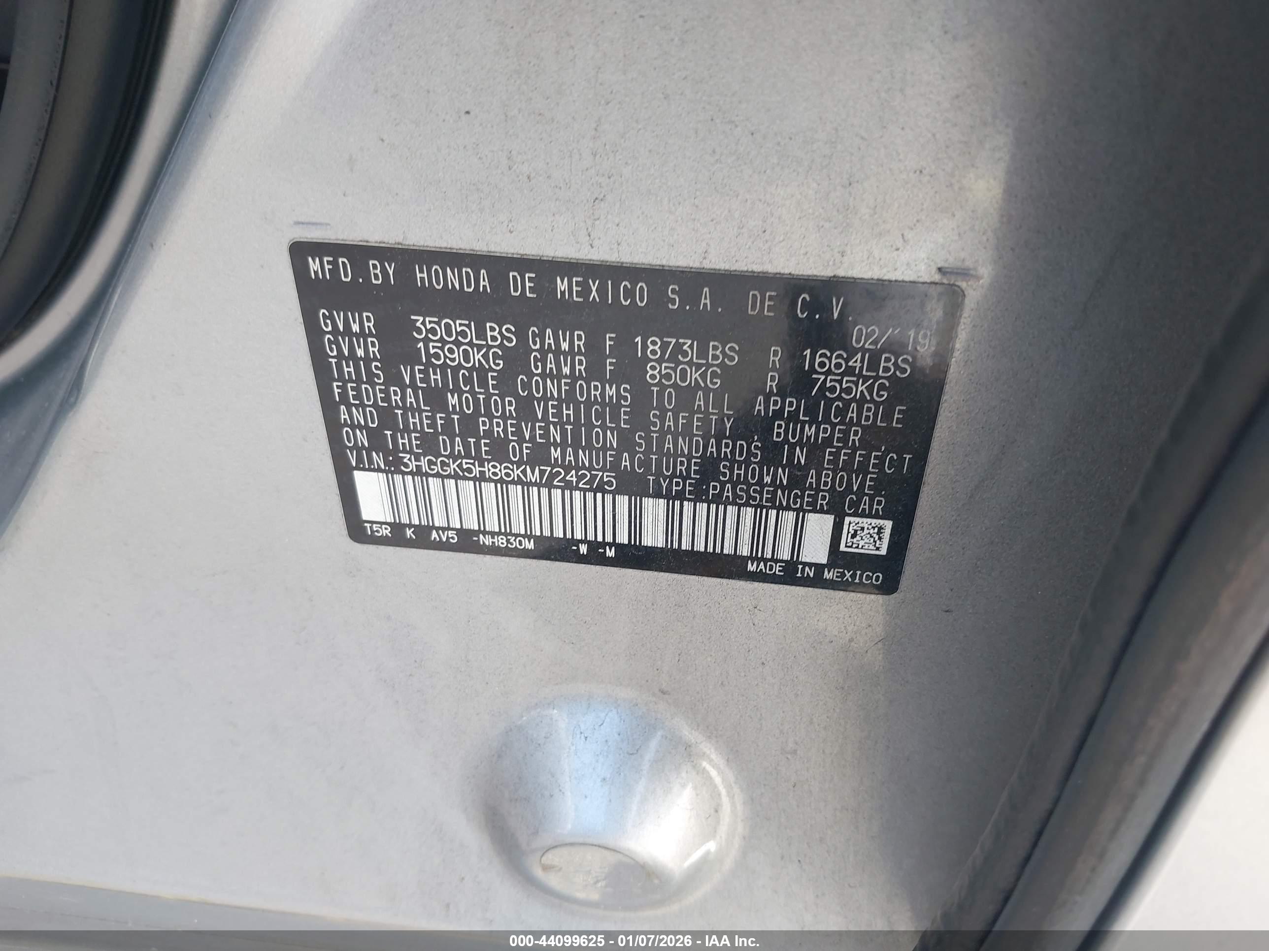 HONDA FIT image 9