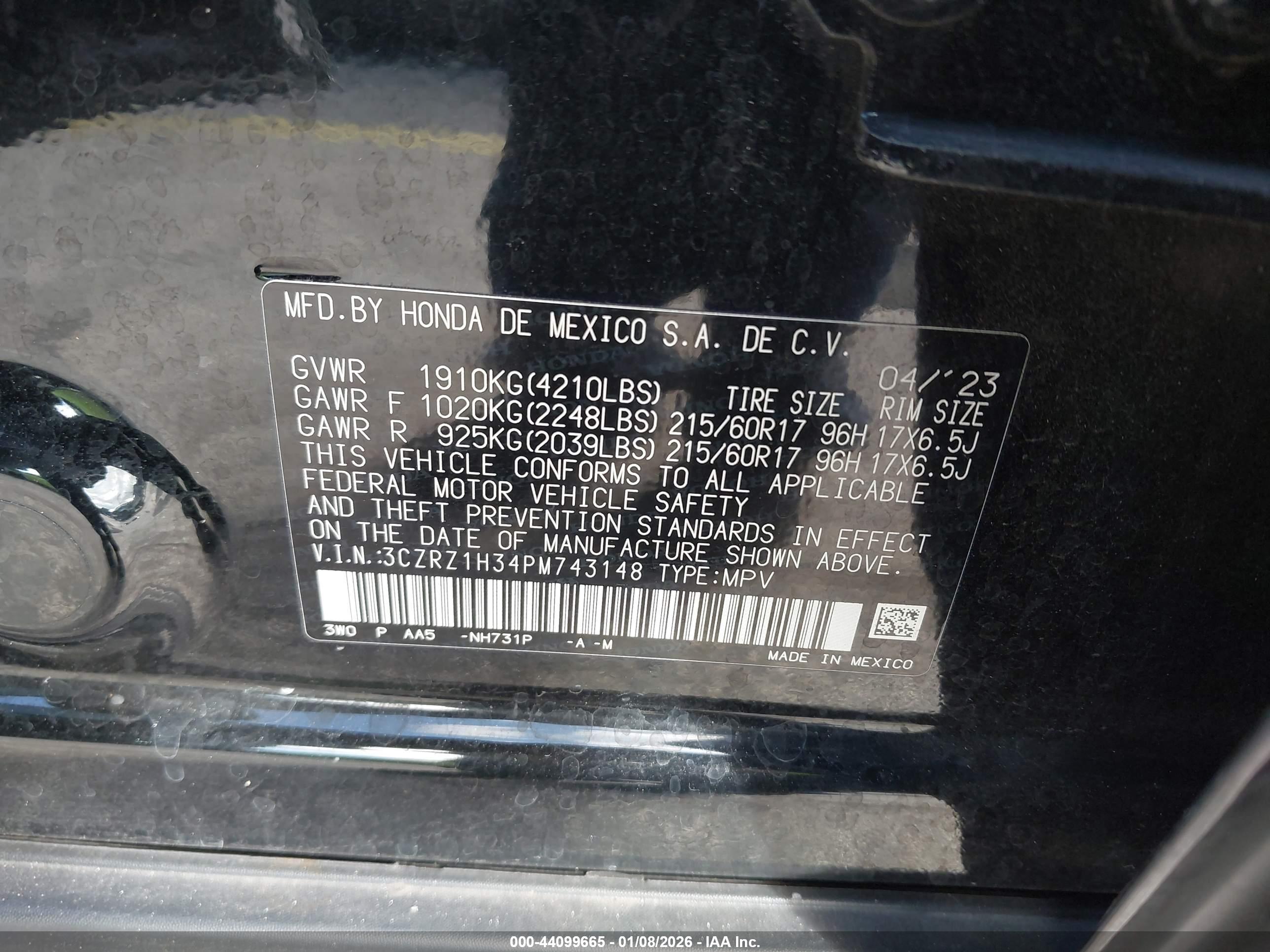 HONDA HR-V image 9