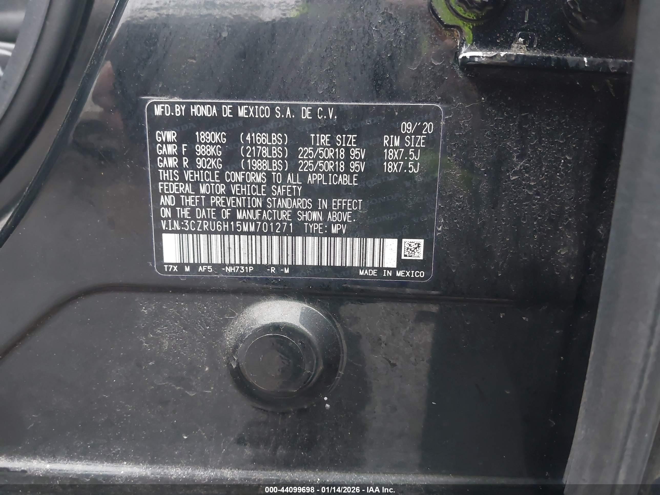 HONDA HR-V image 9