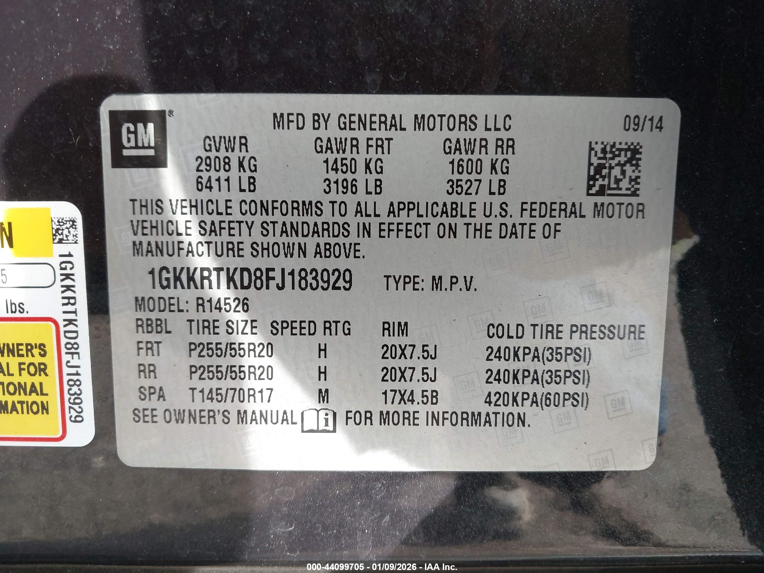 GMC ACADIA image 9