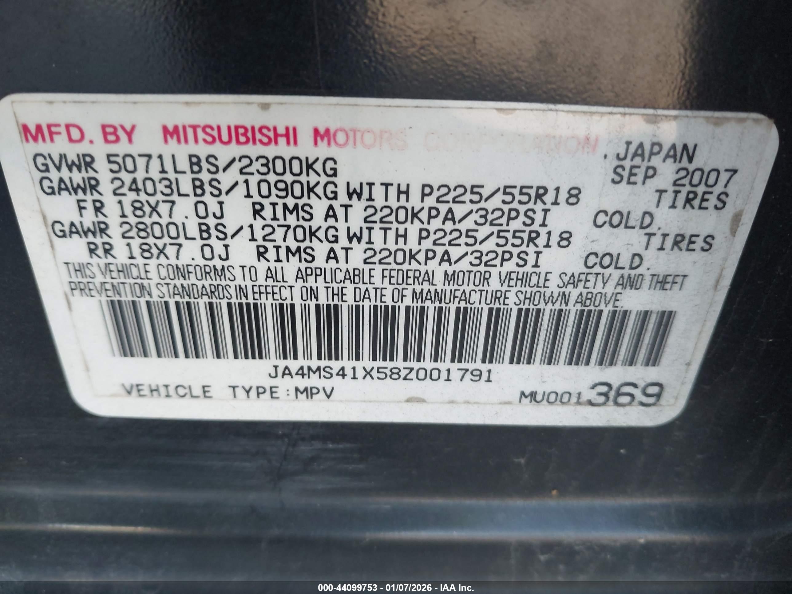 MITSUBISHI OUTLANDER image 9