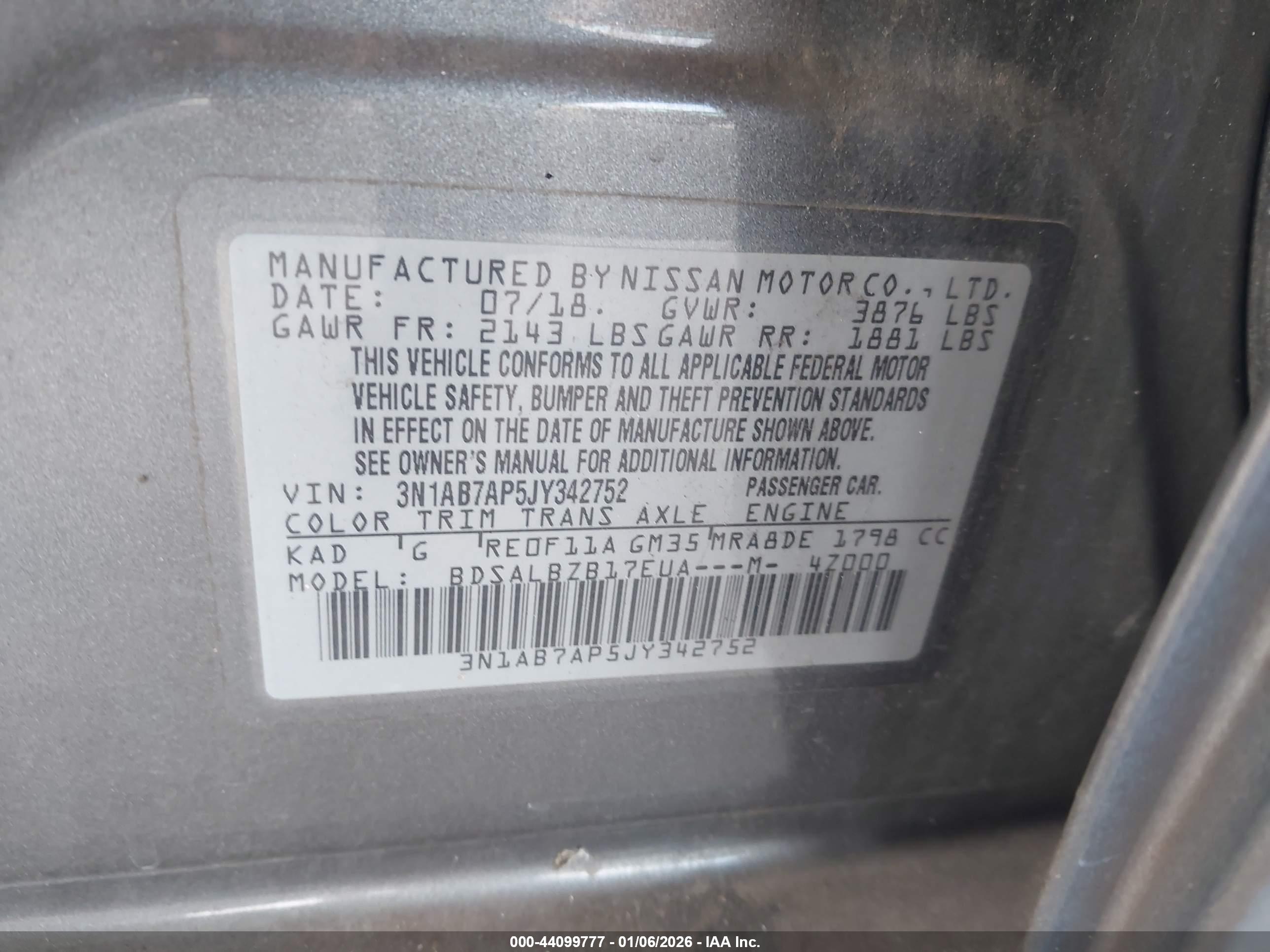 NISSAN SENTRA image 9