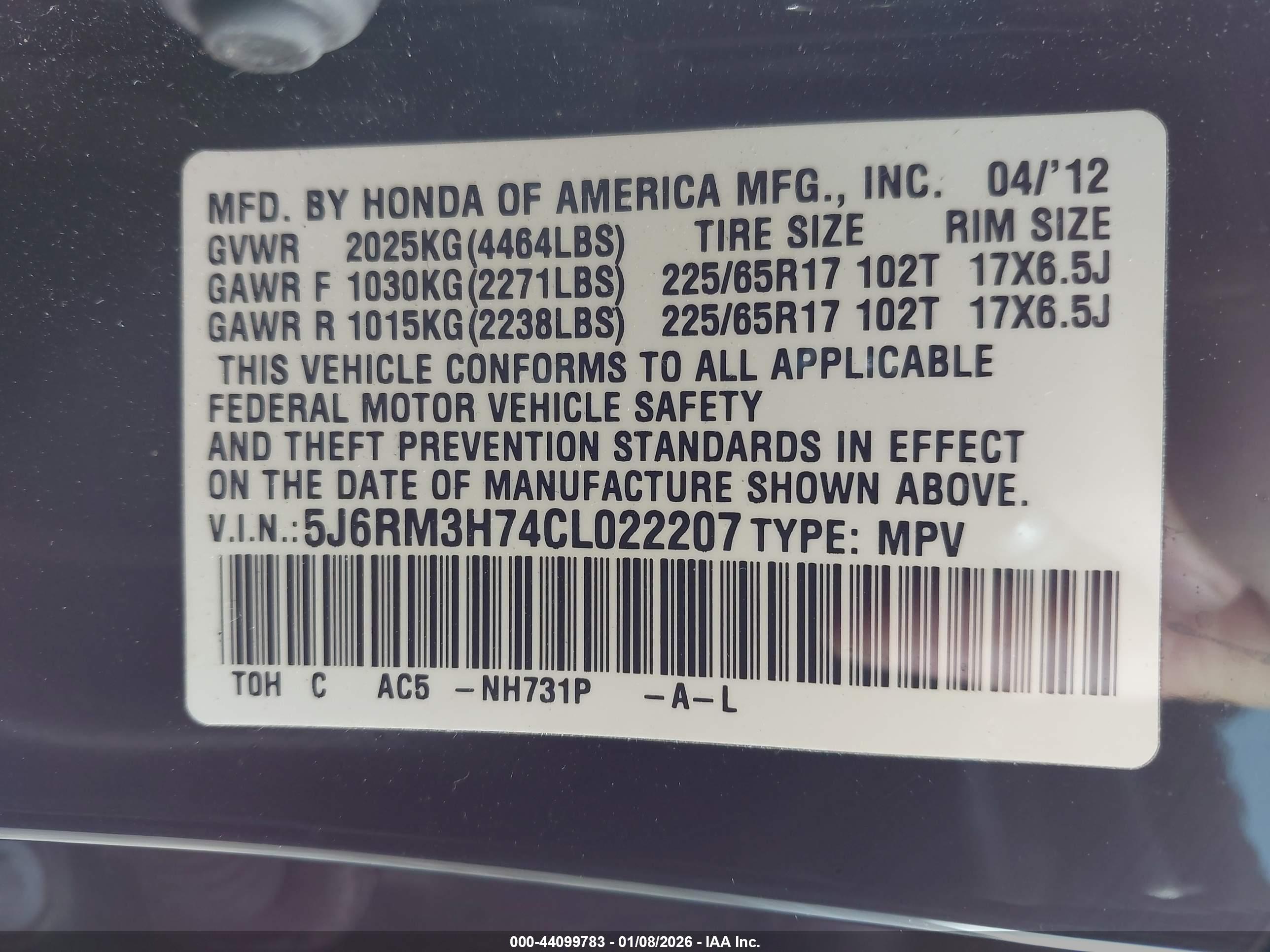 HONDA CR-V image 9