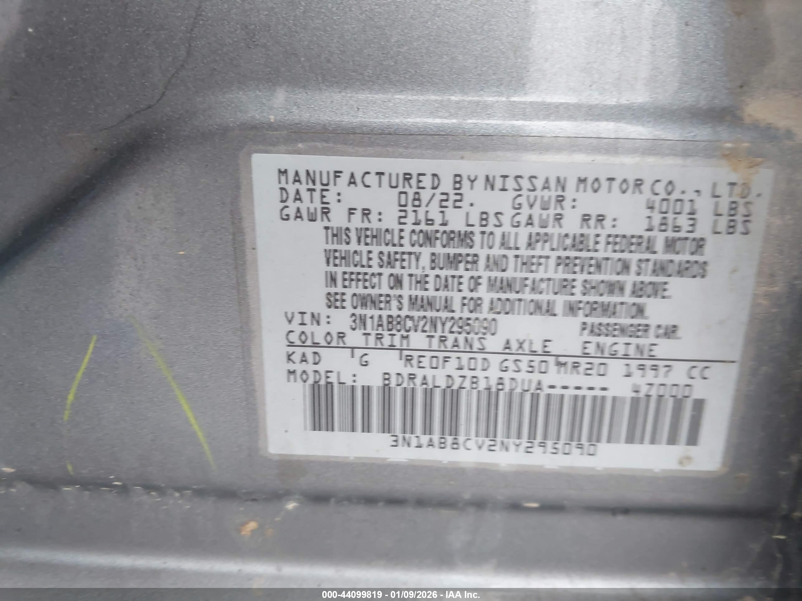 NISSAN SENTRA image 9