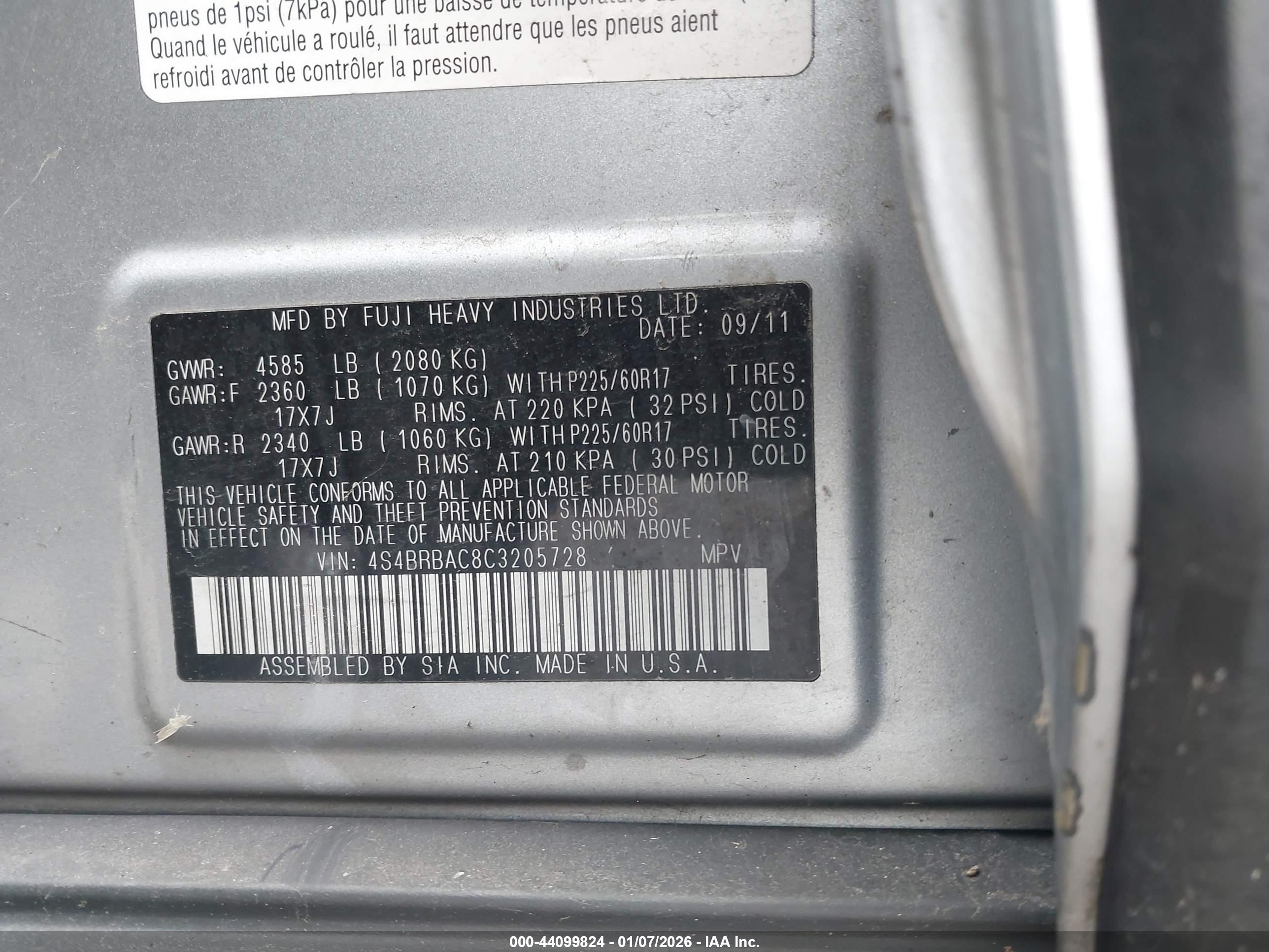SUBARU OUTBACK image 9